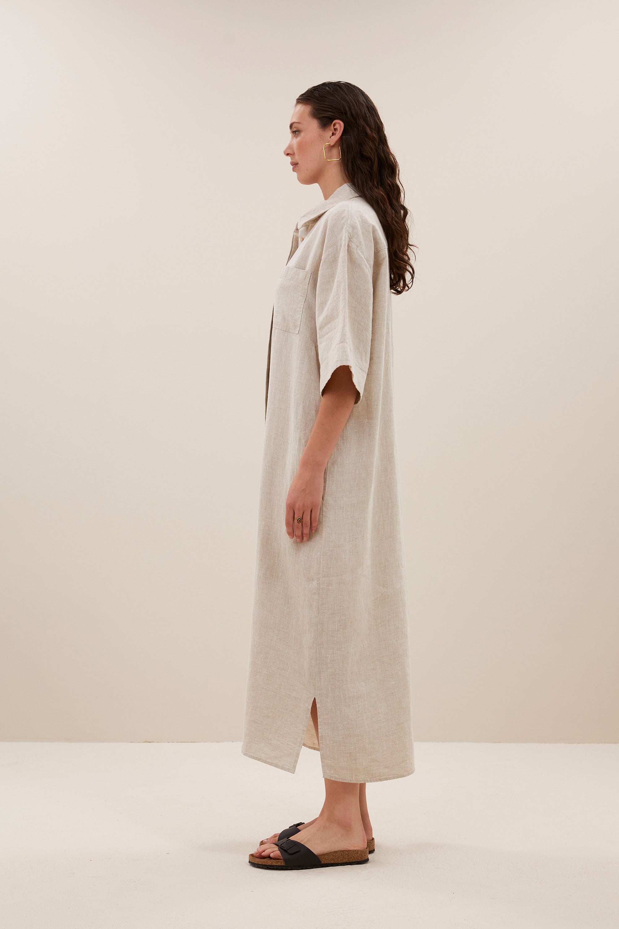 bruno linen dress | linen