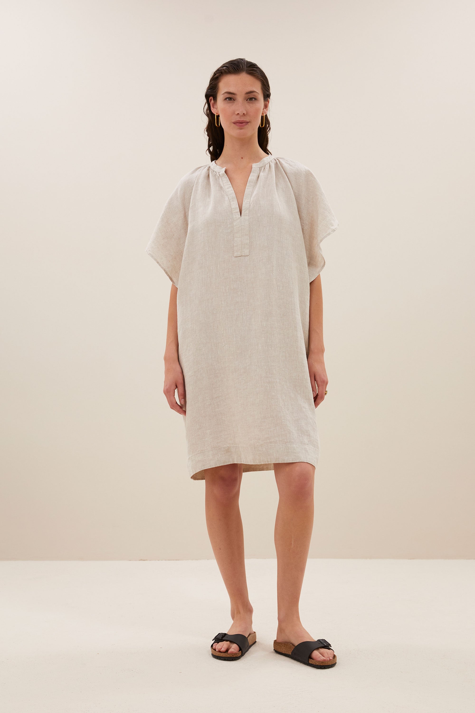 vina linen dress | linen