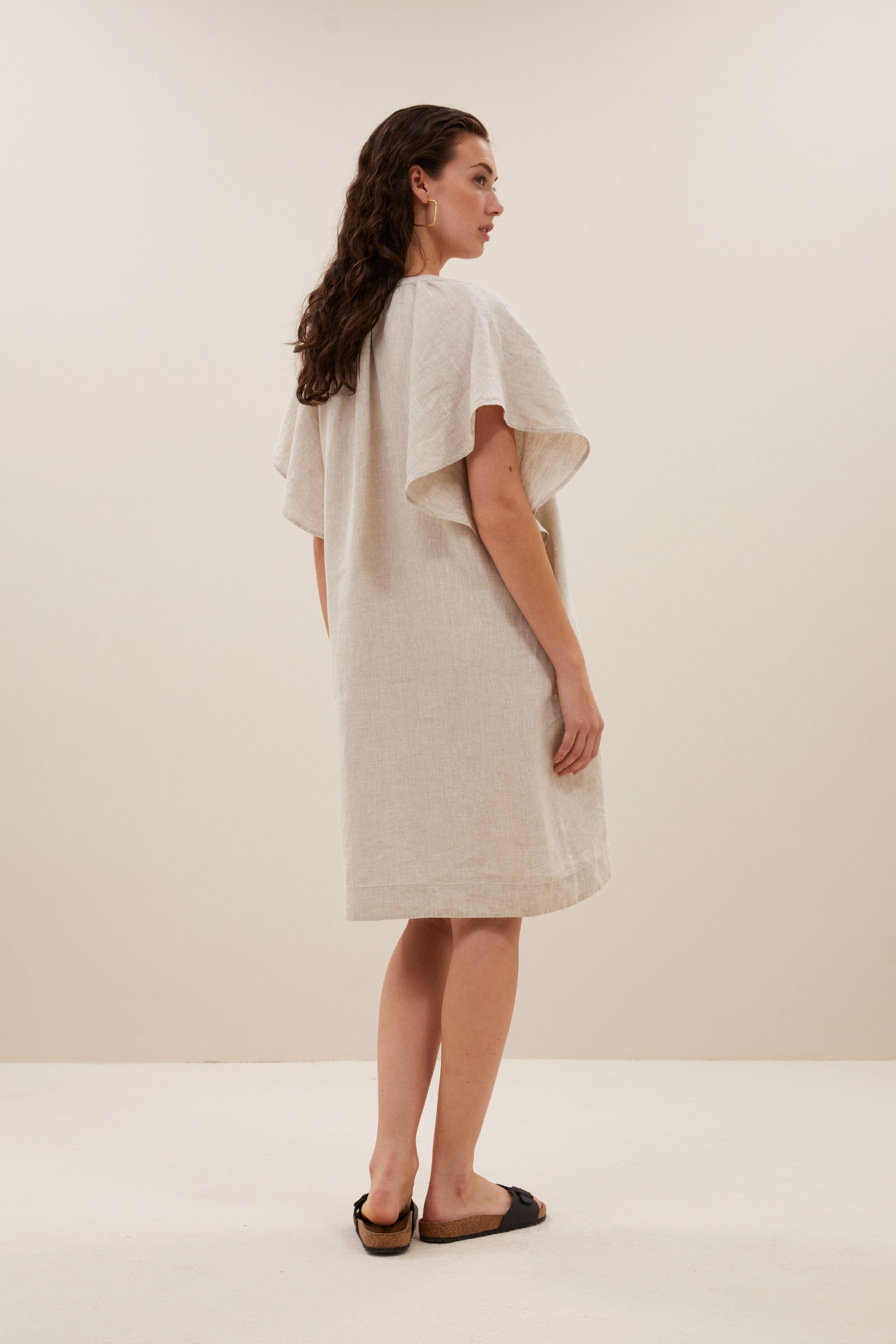 vina linen dress | linen