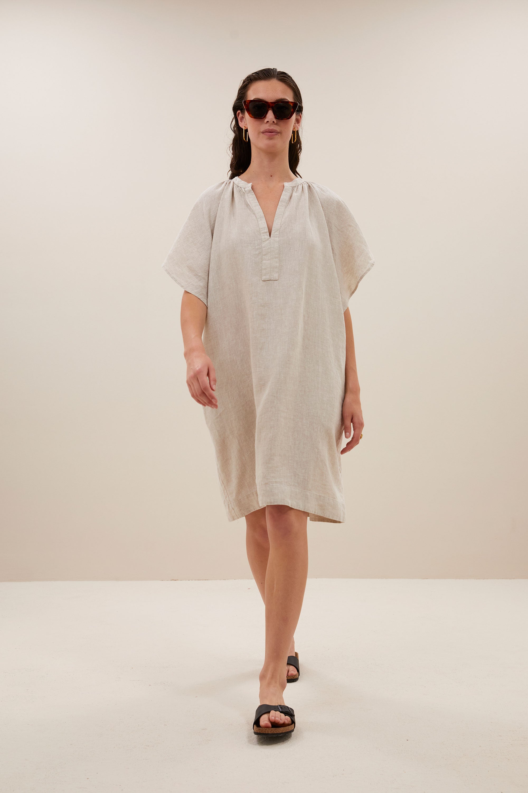 vina linen dress | linen