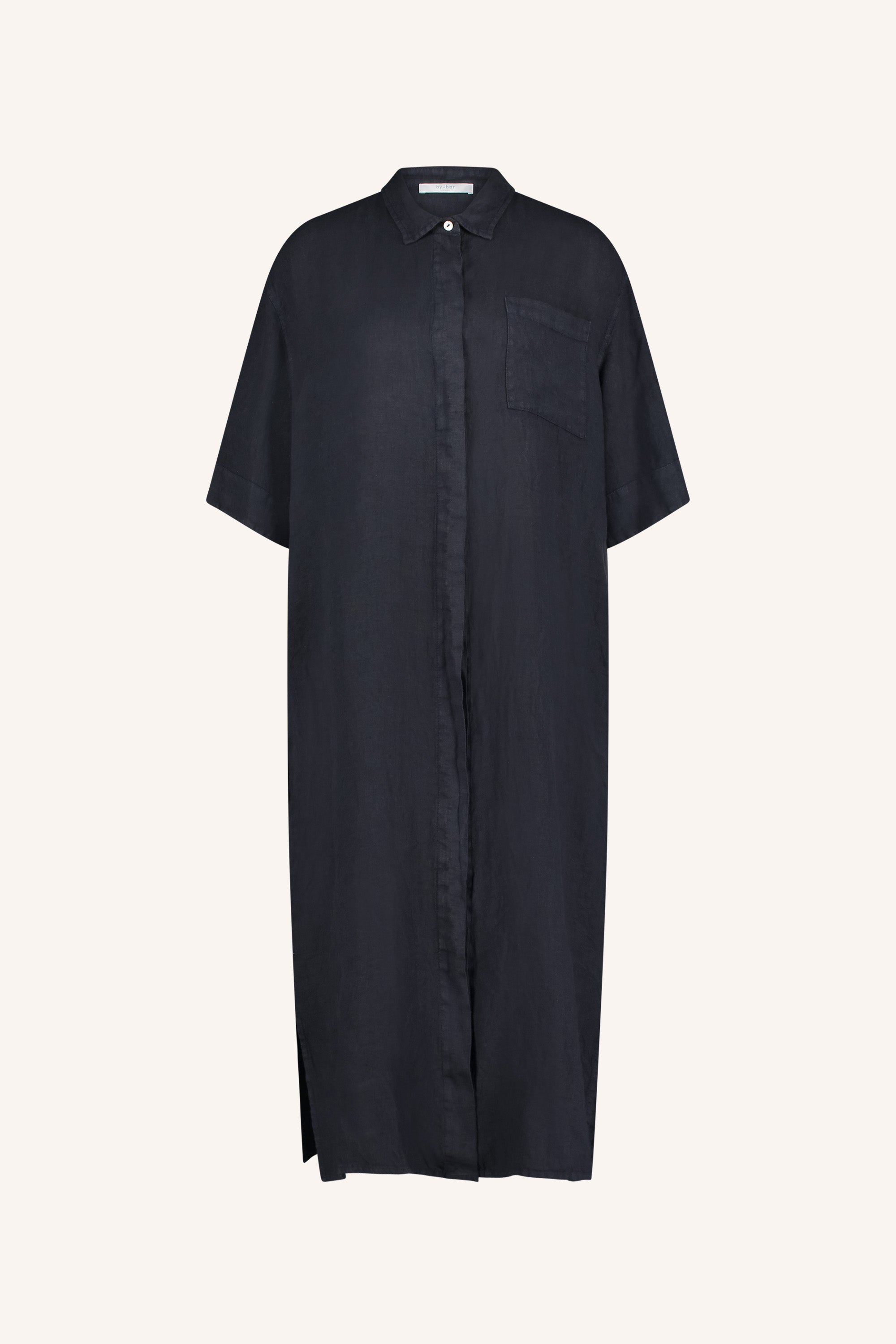 bruno linen dress | midnight