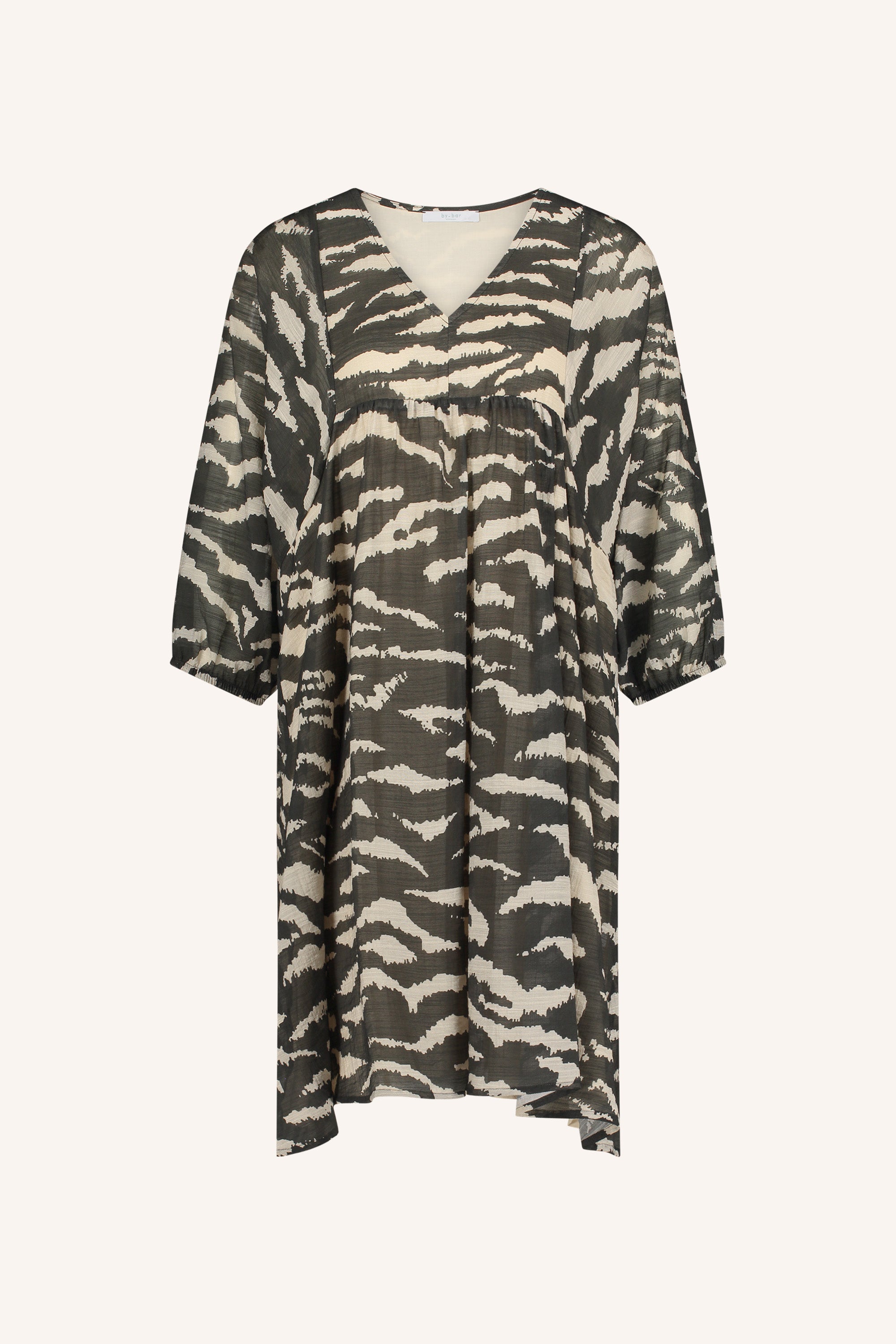 philou zebra dress | black zebra print