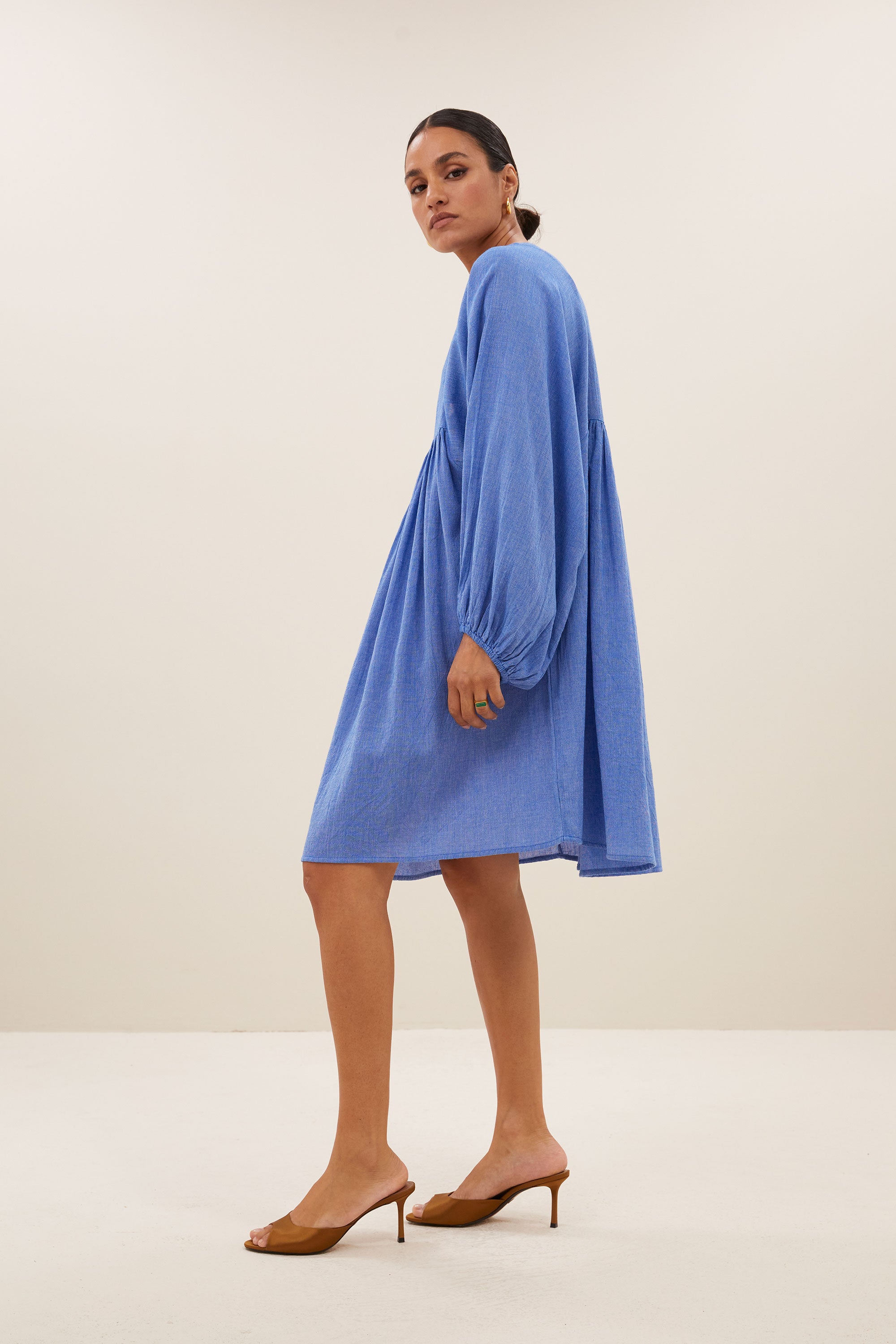 philou athia dress | sapphire blue