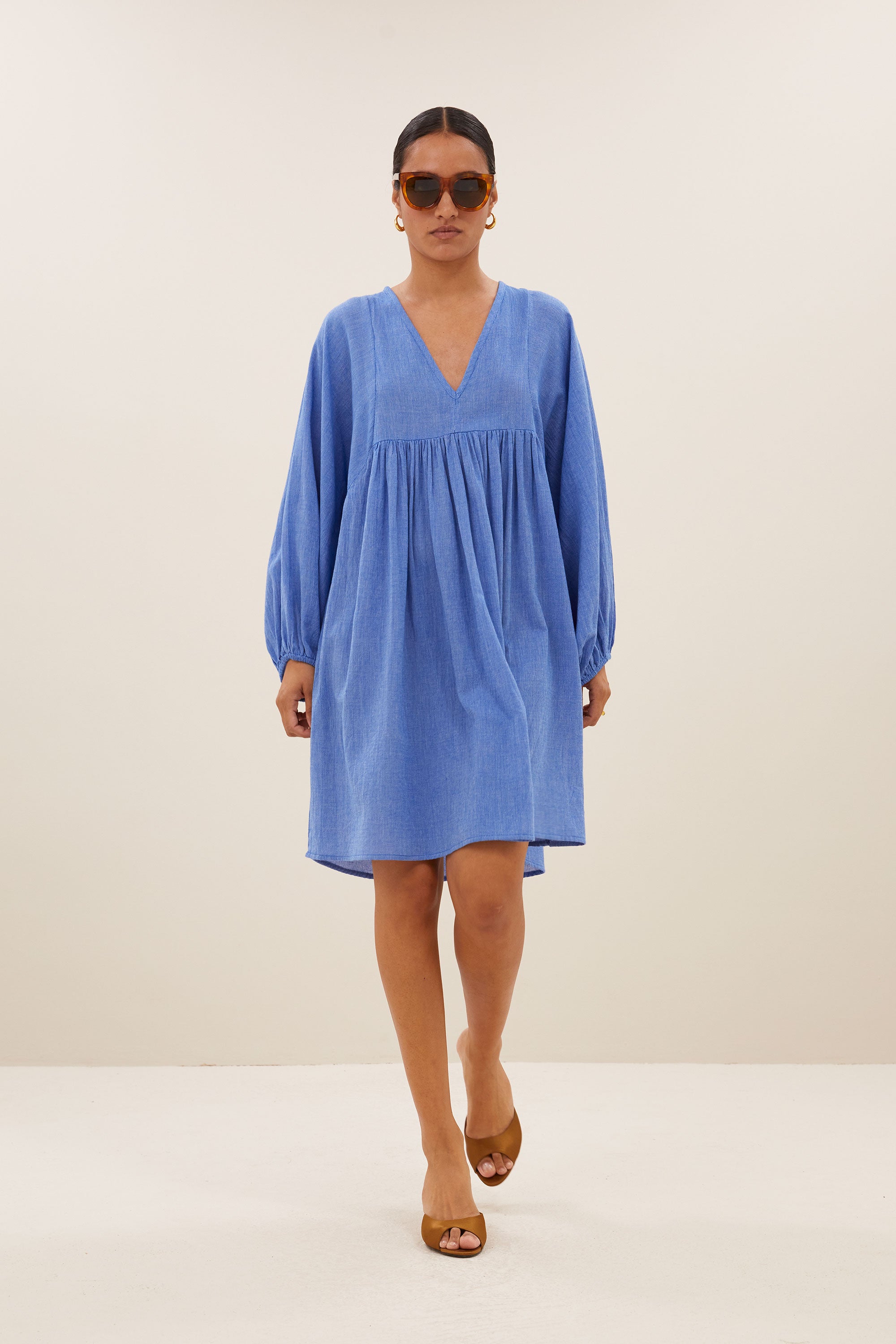 philou athia dress | sapphire blue