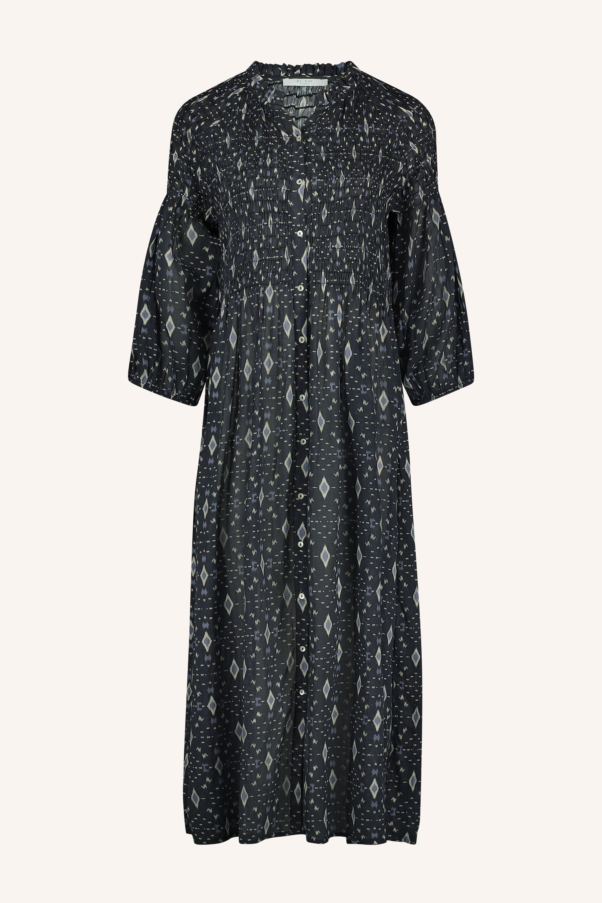 loulou midnight ikat dress | midnight ikat