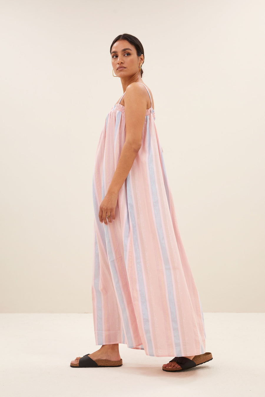 lola gloss stripe dress gloss stripe side image