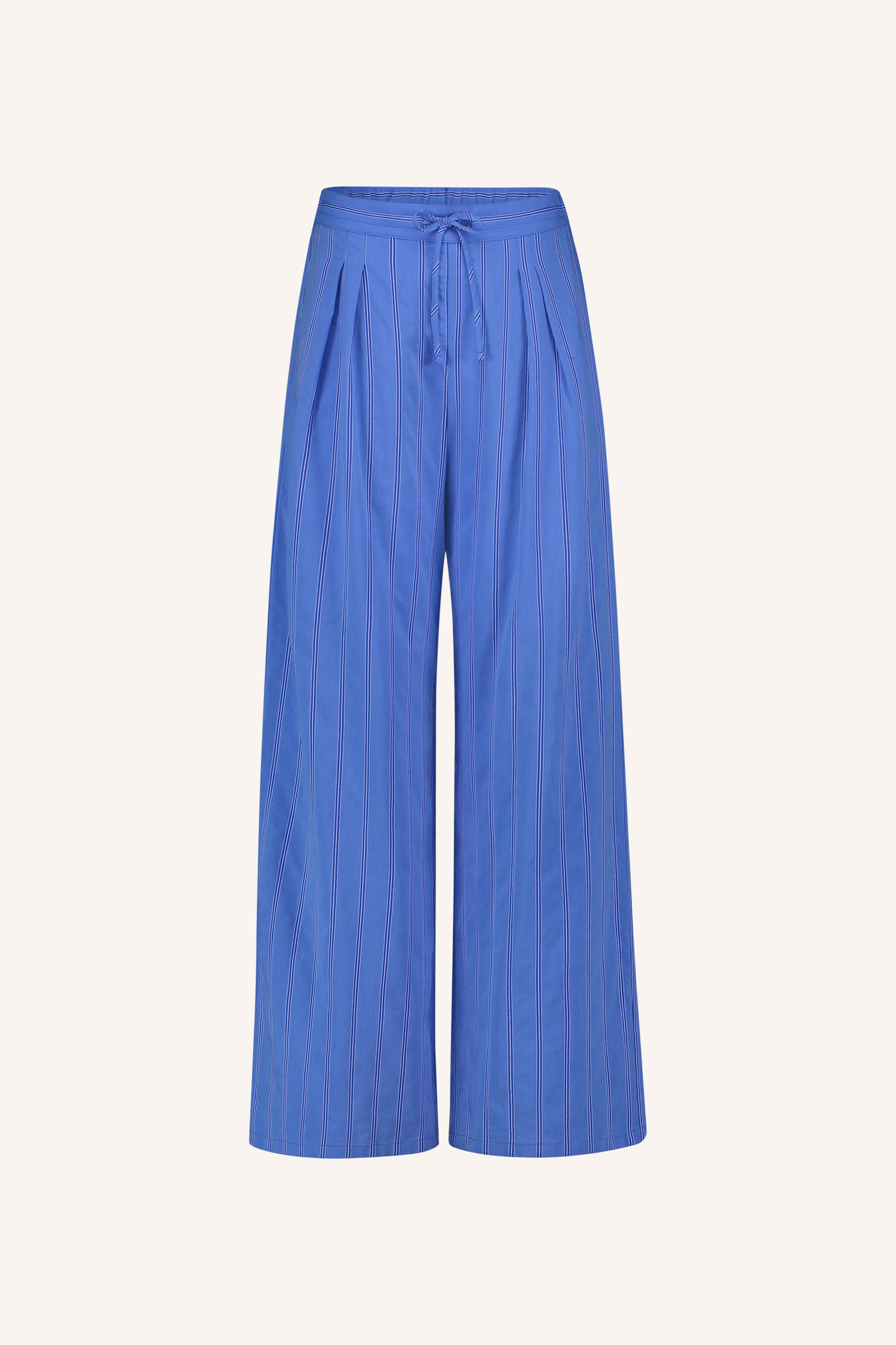 uma stripe pants | vivid blue stripe