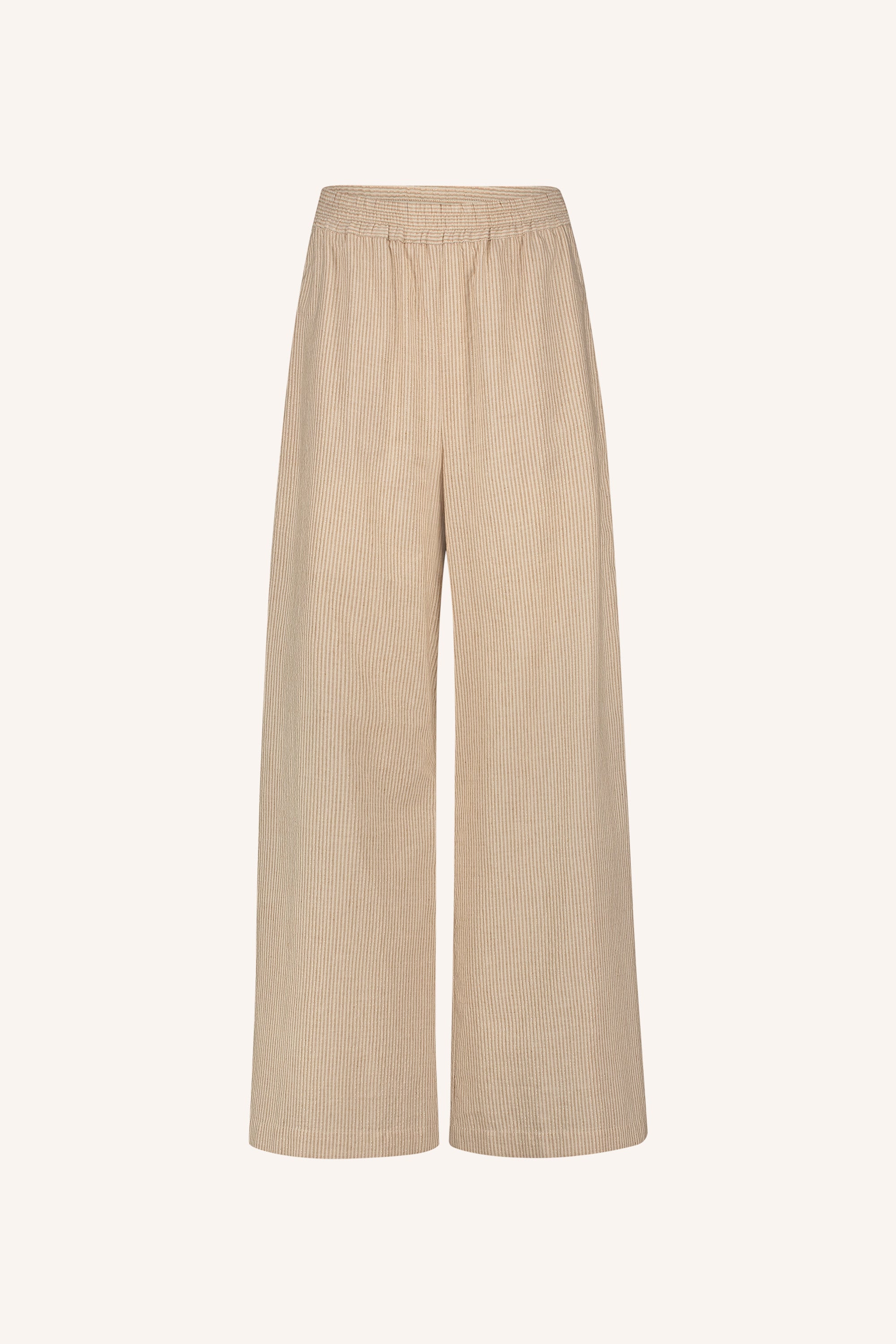 randy lurex stripe pants | copper lurex stripe