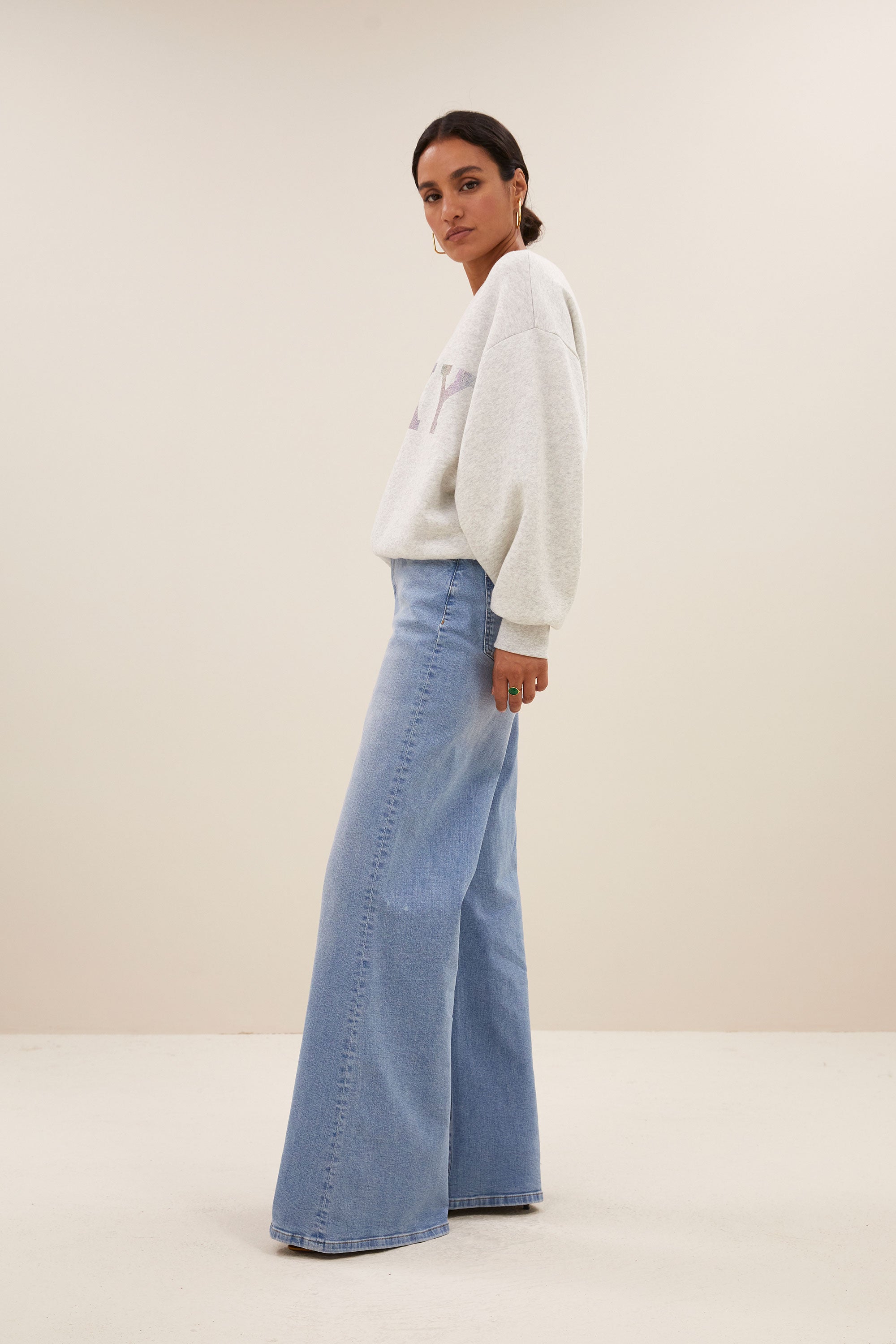 femme denim pants | light denim