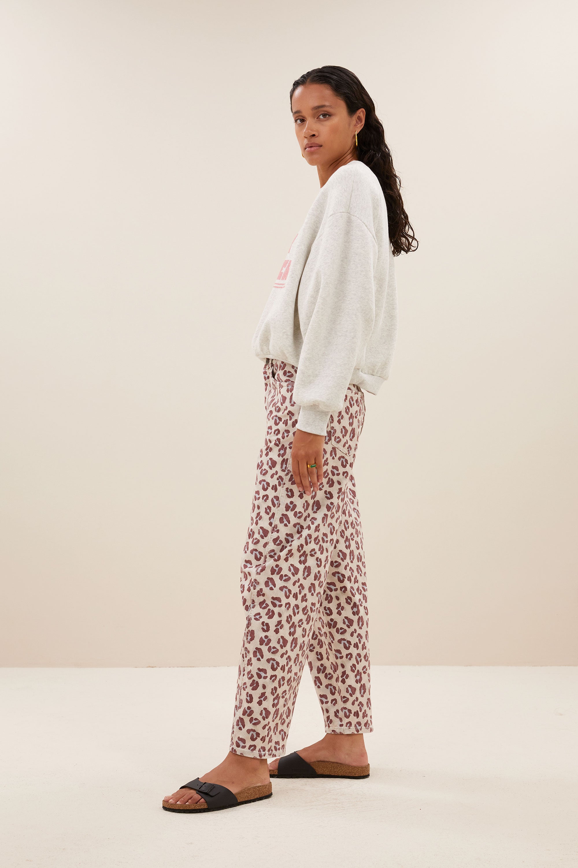 begum pink cheetah pants | pink cheetah print