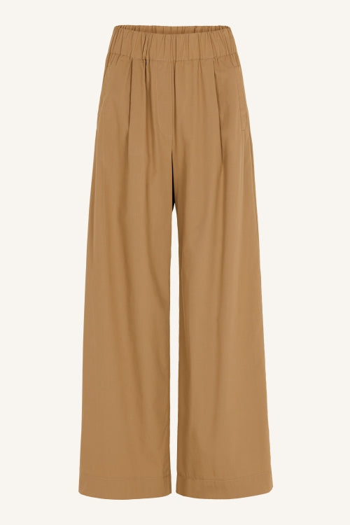 benji poplin pants | camel