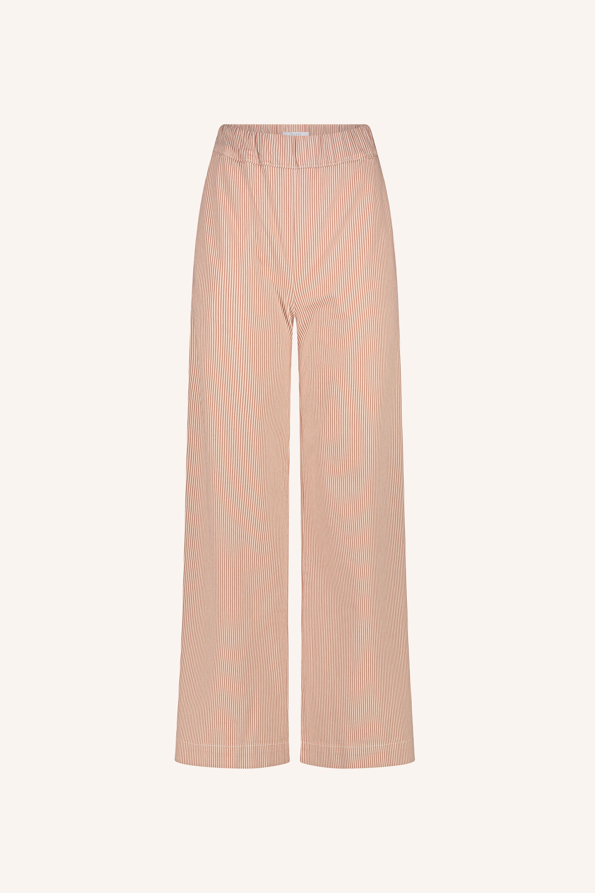 neal stripe pants | pink milky stripe