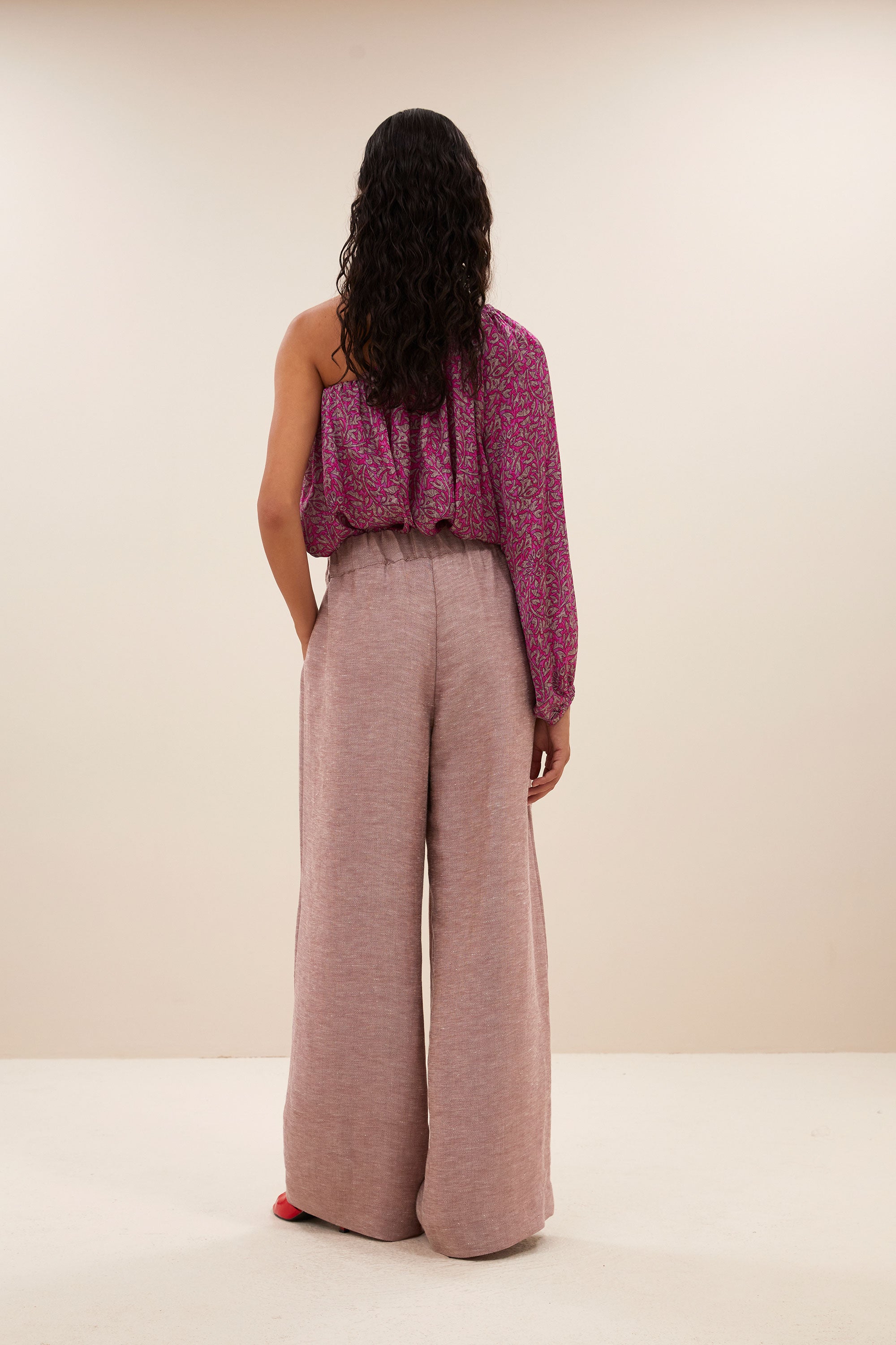 benji gloss pants | mellow rose