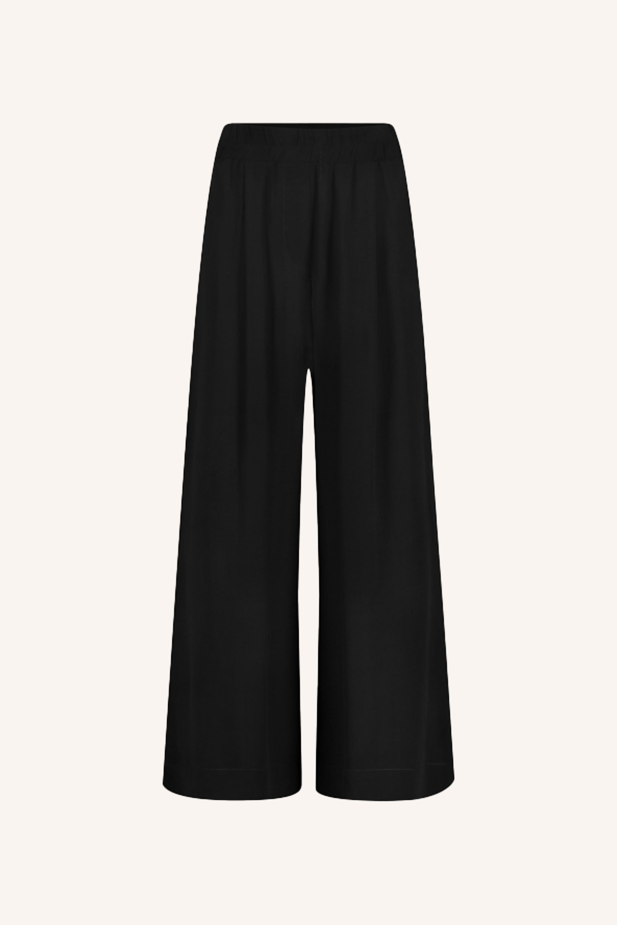 benji viscose pants | jet black