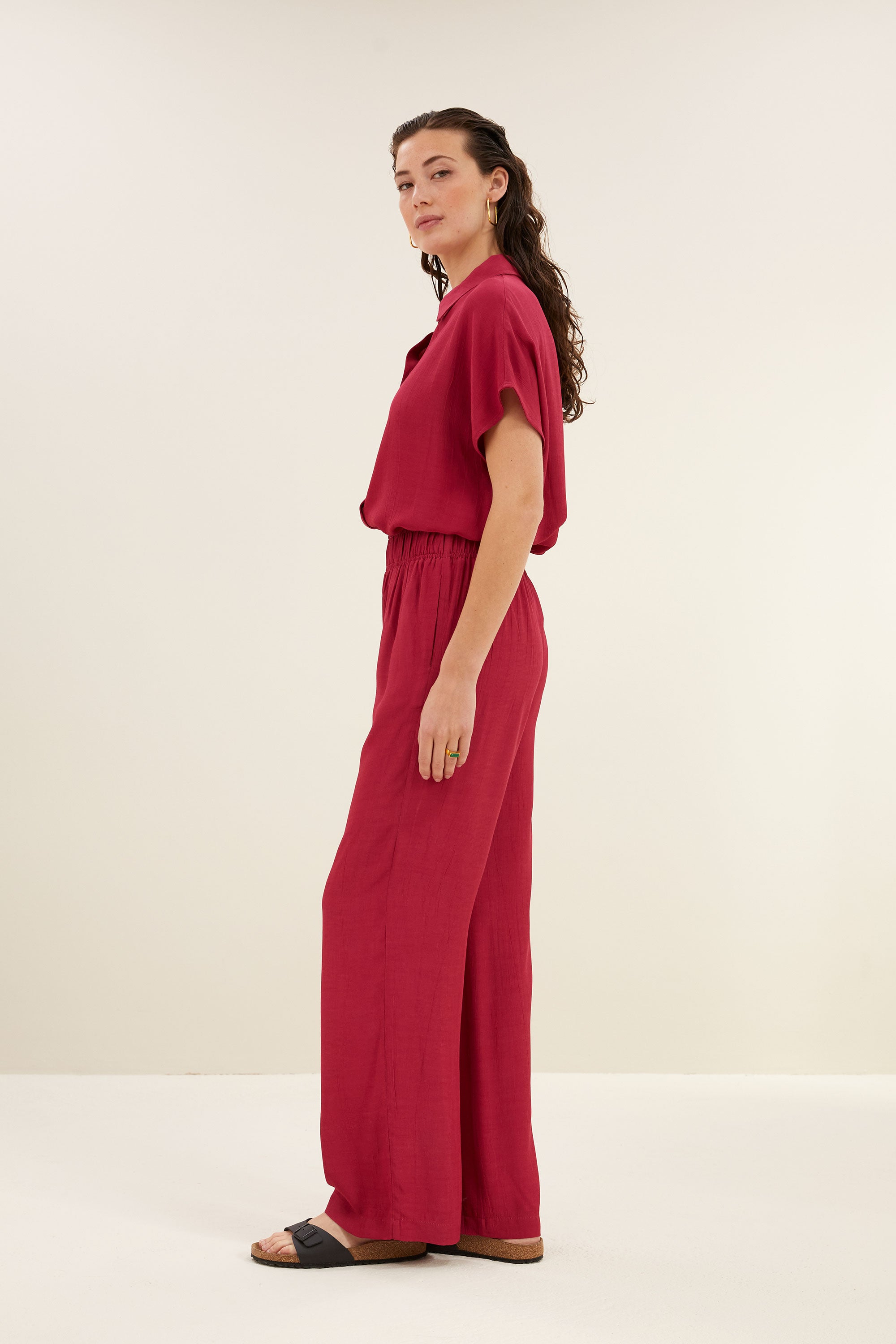 robyn viscose pants | cerise