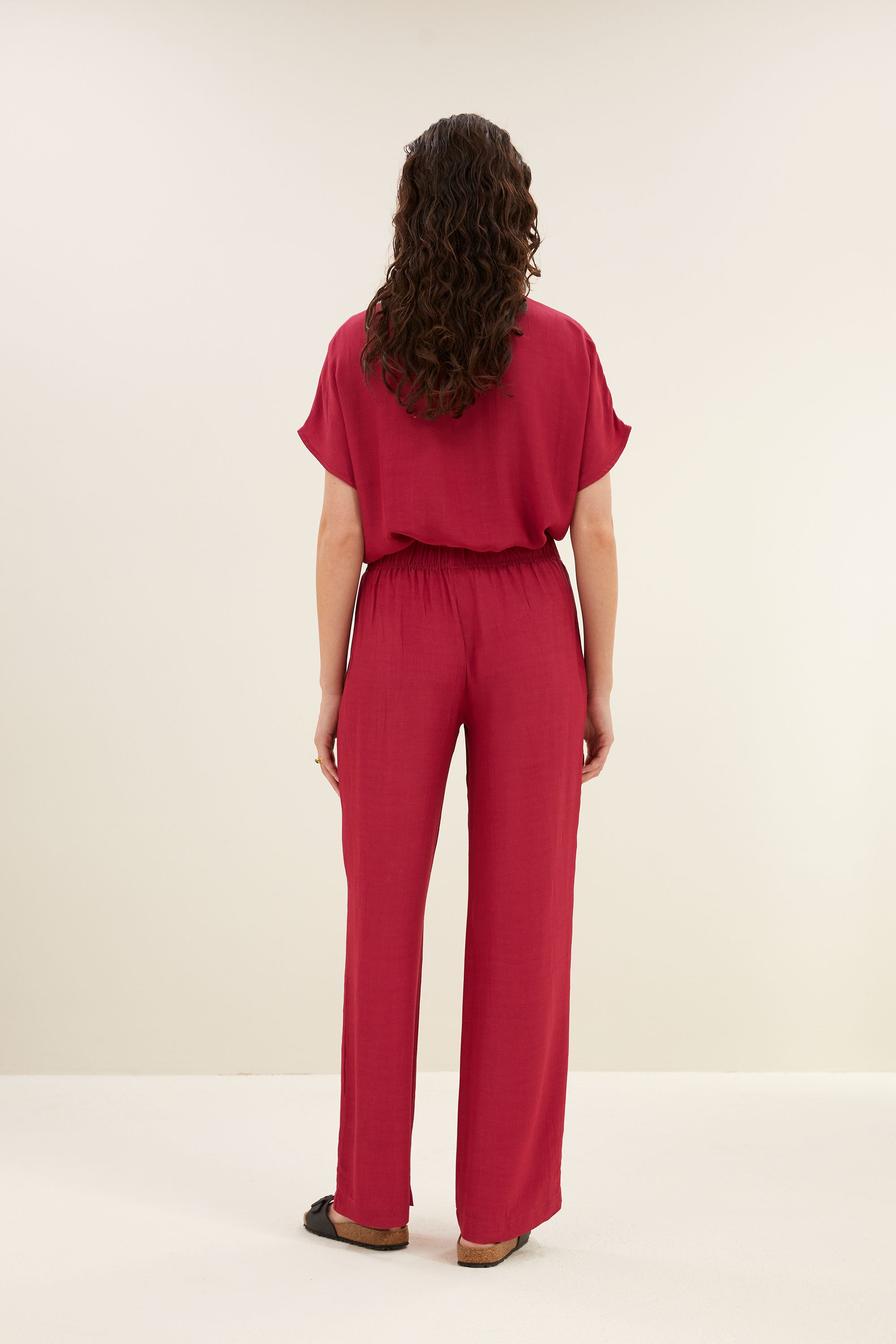 robyn viscose pants | cerise