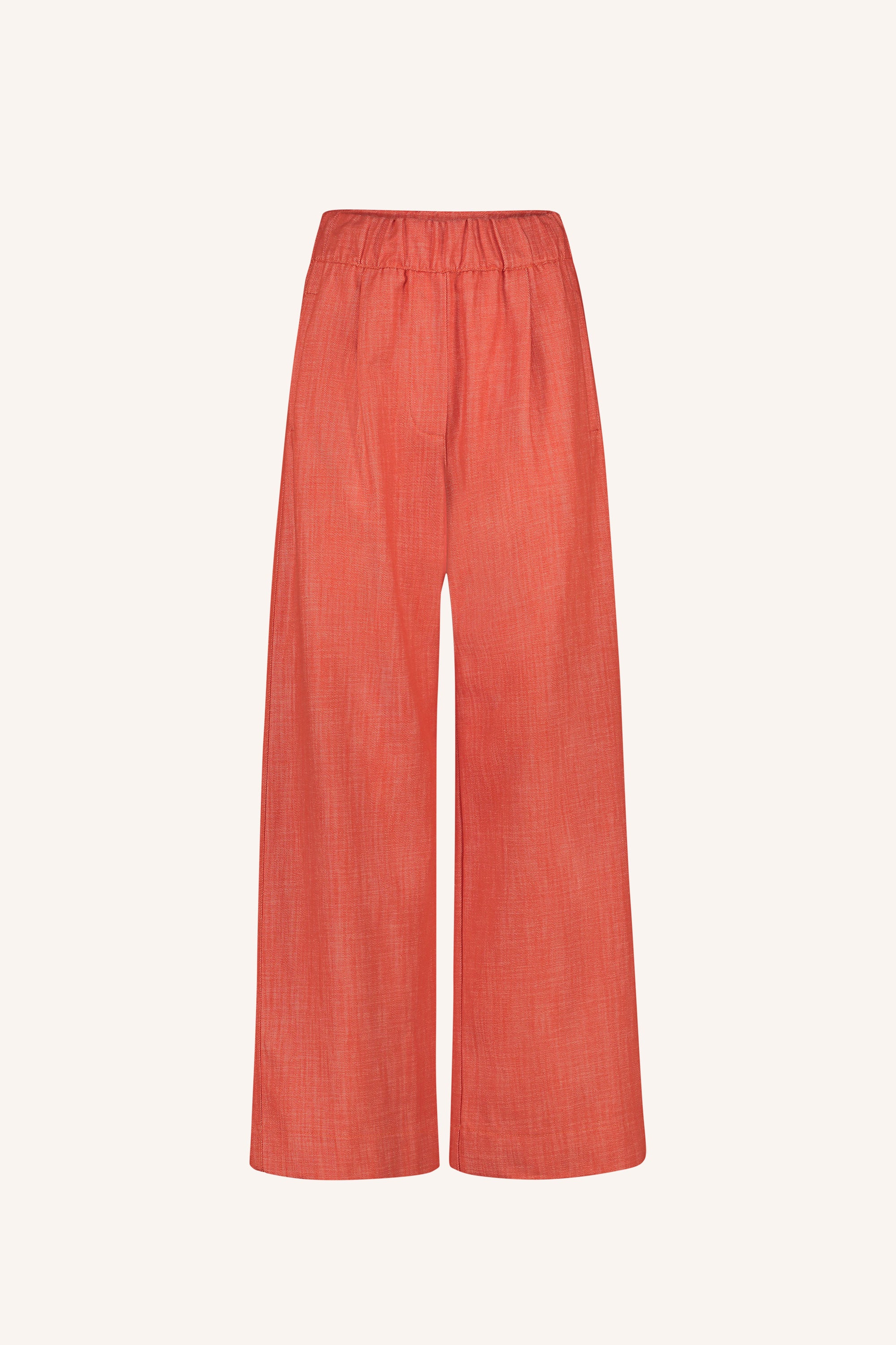 benji twill pants | poppy red