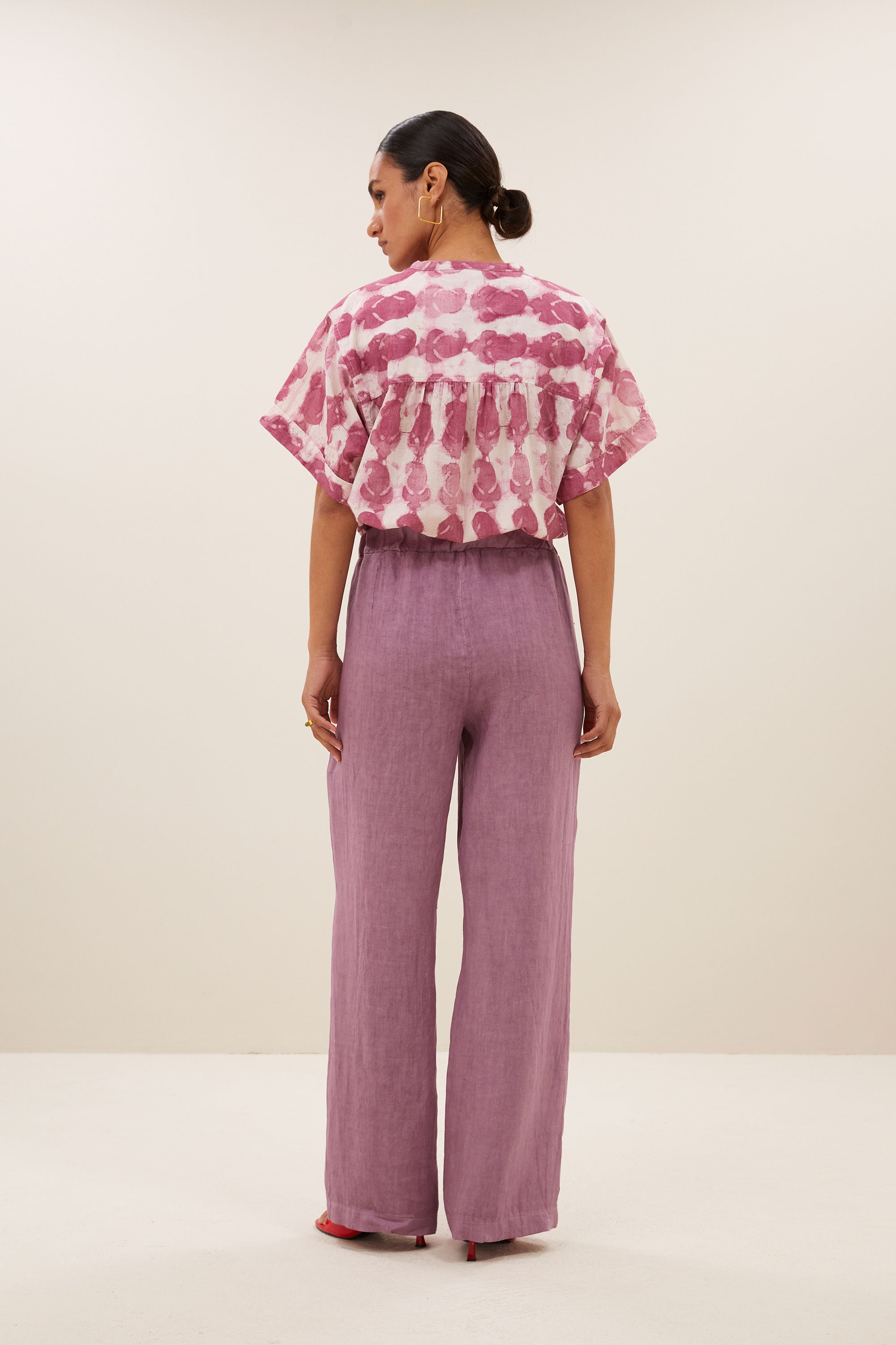 robyn linen pants | lavender