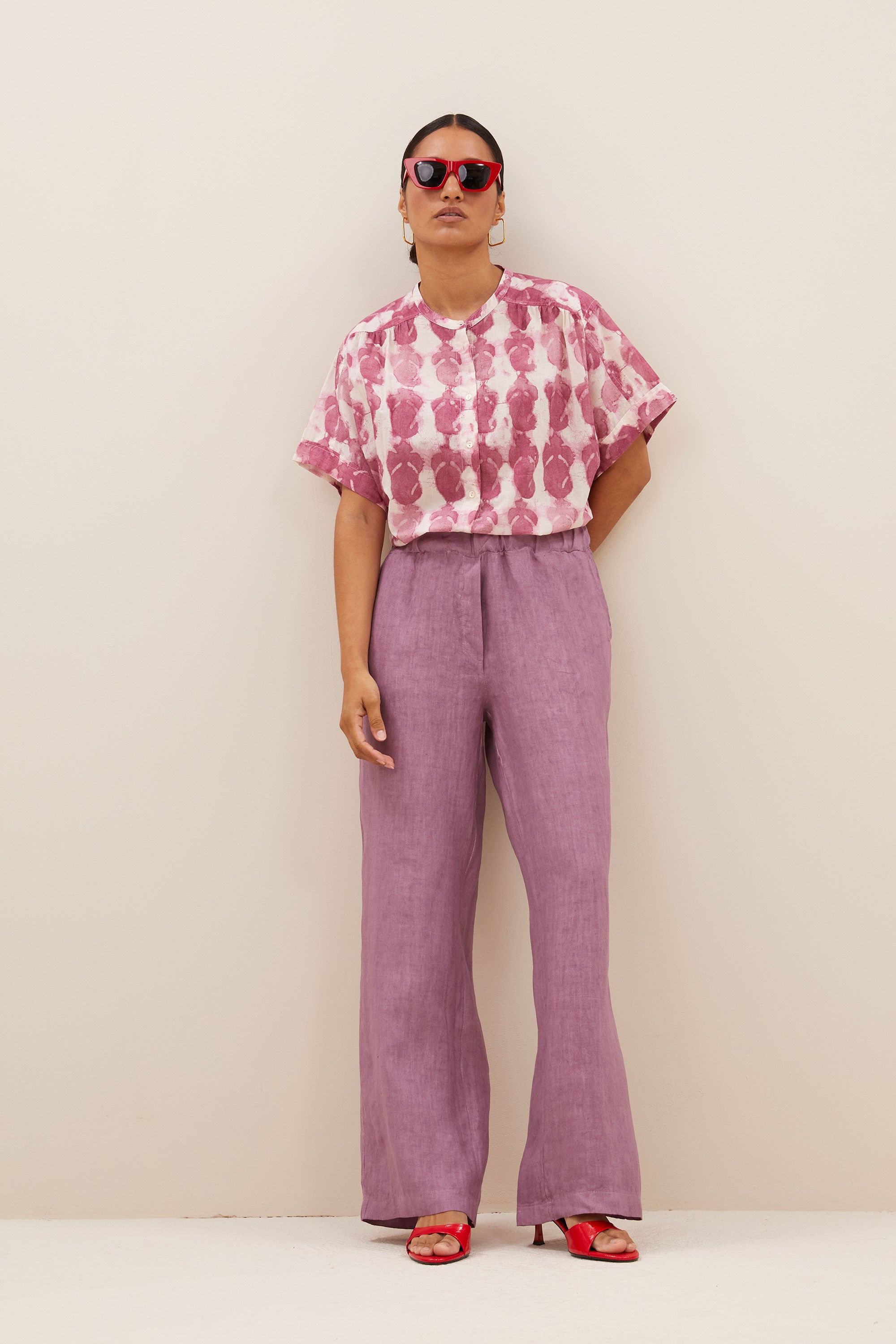 robyn linen pants lavender inspiration image