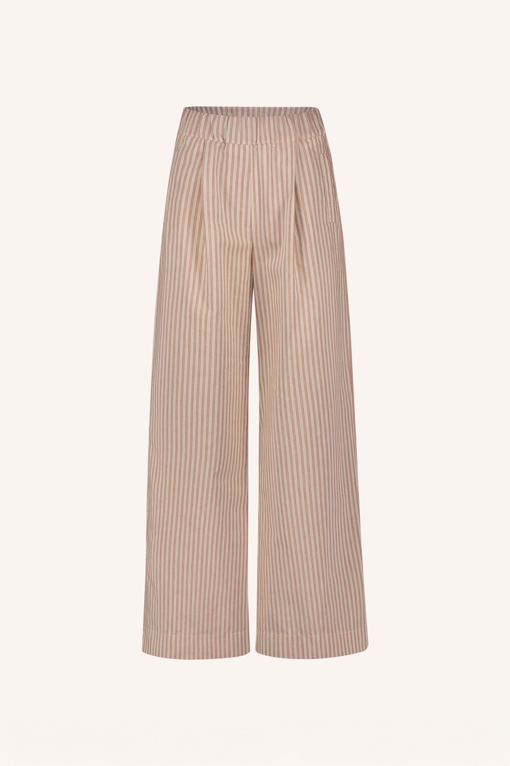 benji copper stripe pants | copper small stripe