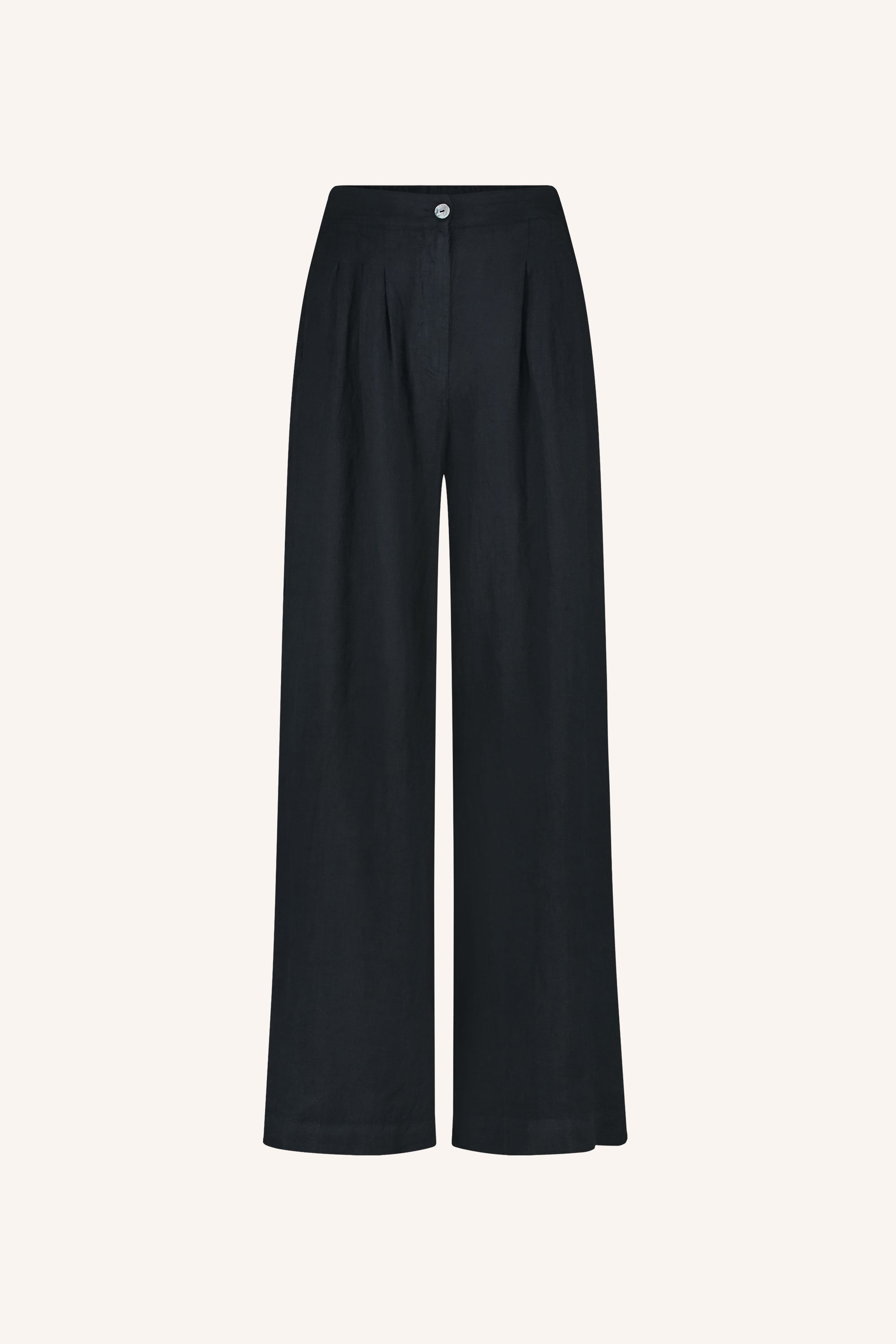 eli linen pants | midnight