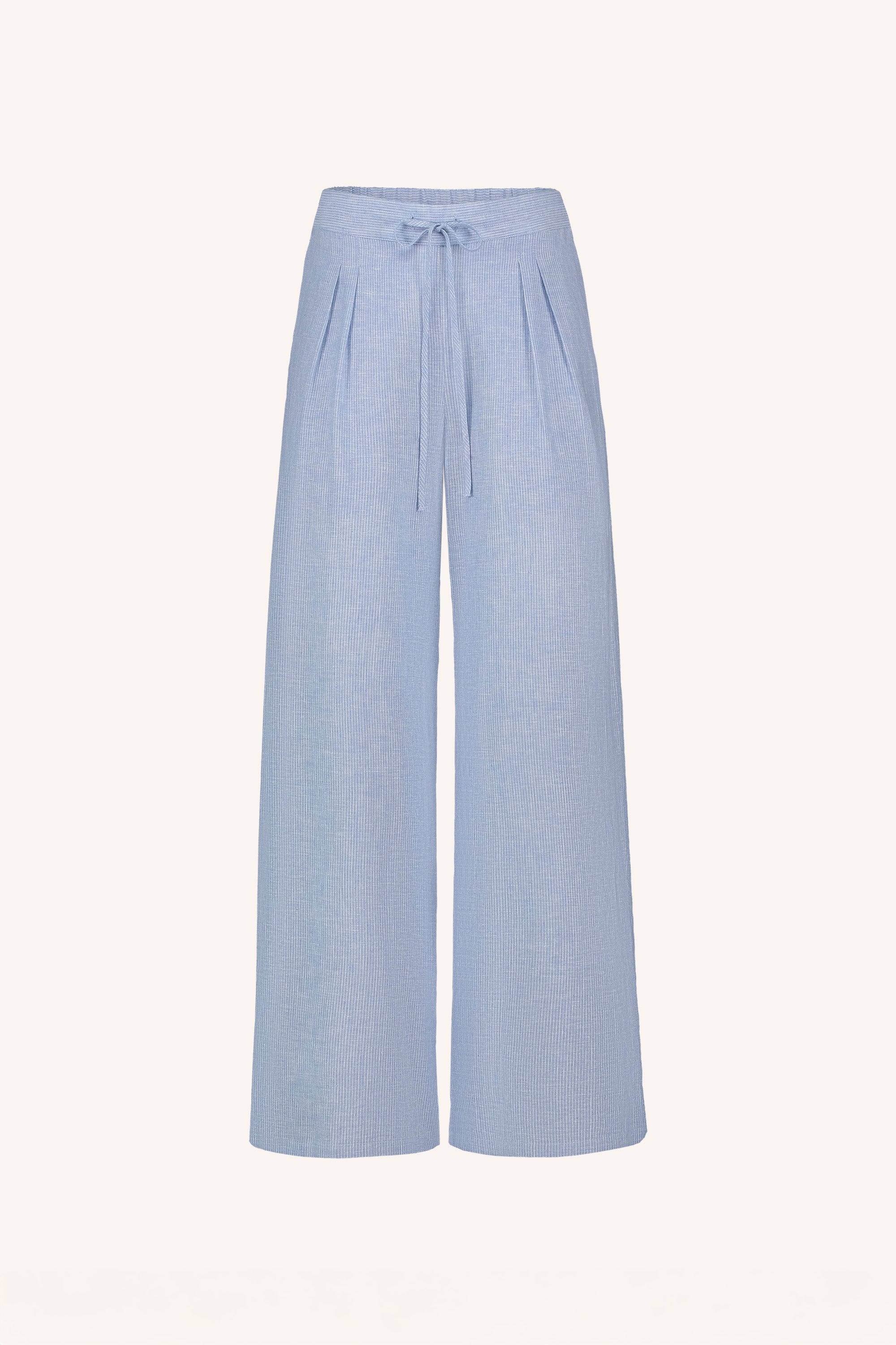 uma pinstripe pants | sky blue