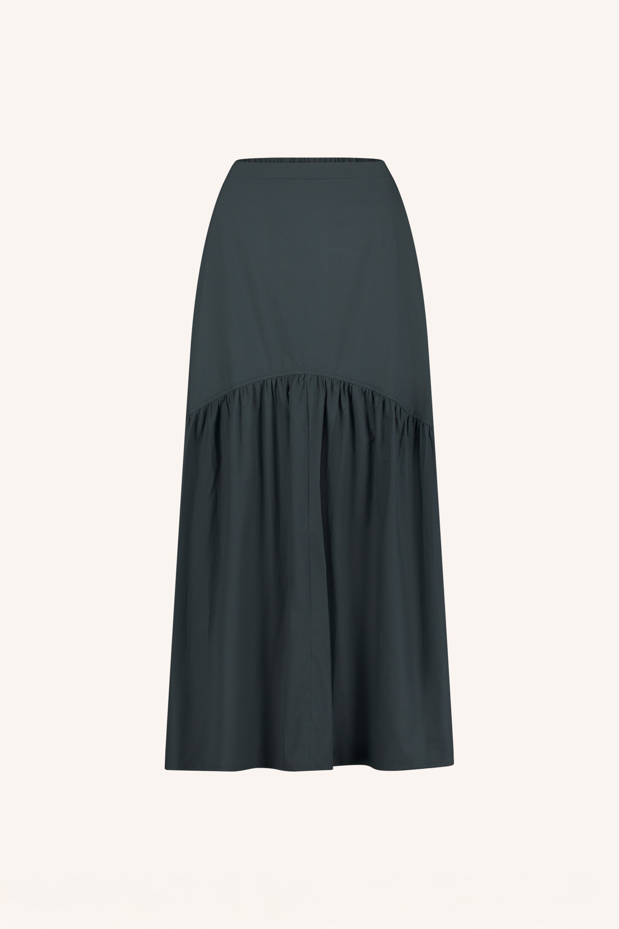 joya poplin skirt | midnight