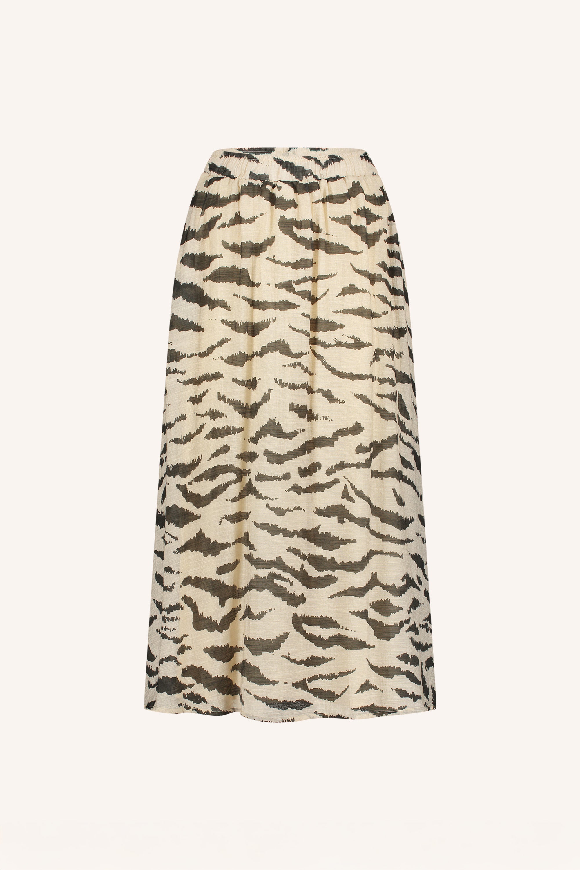 juta zebra skirt | sand zebra print