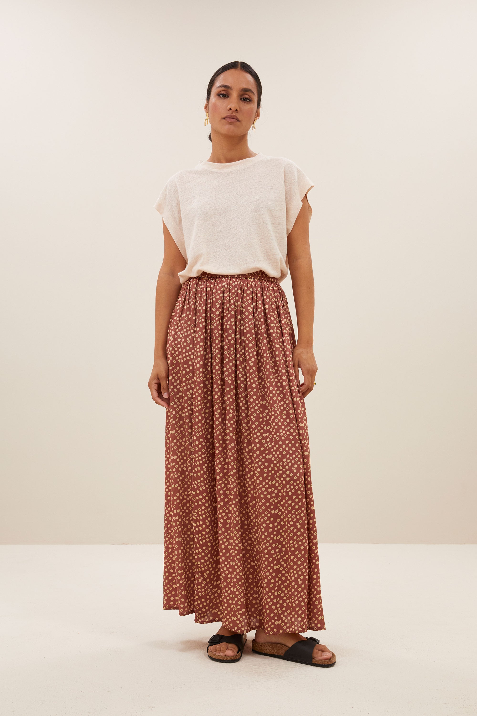 nina delhi skirt | delhi print