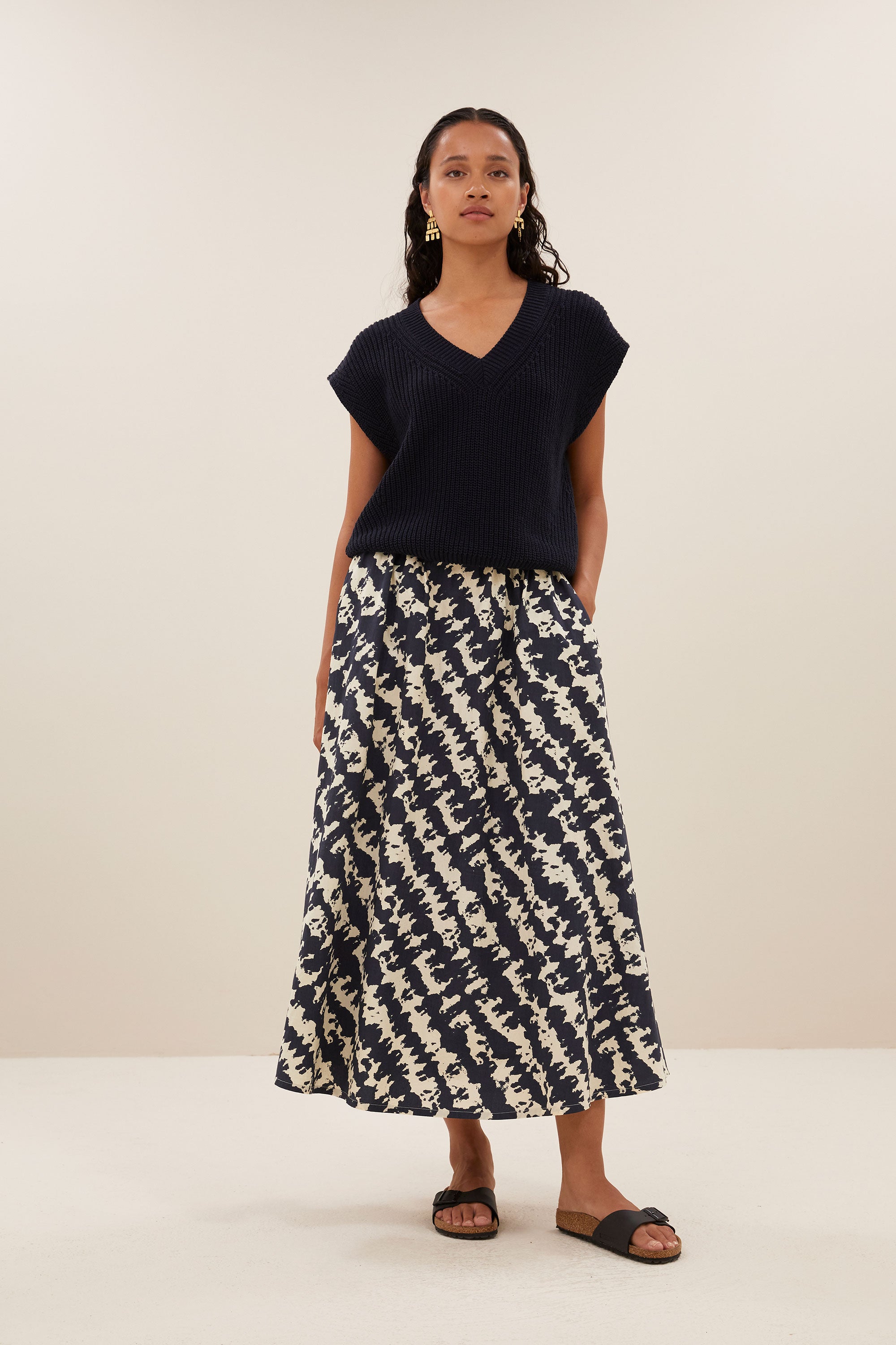 juta shade skirt | shade print