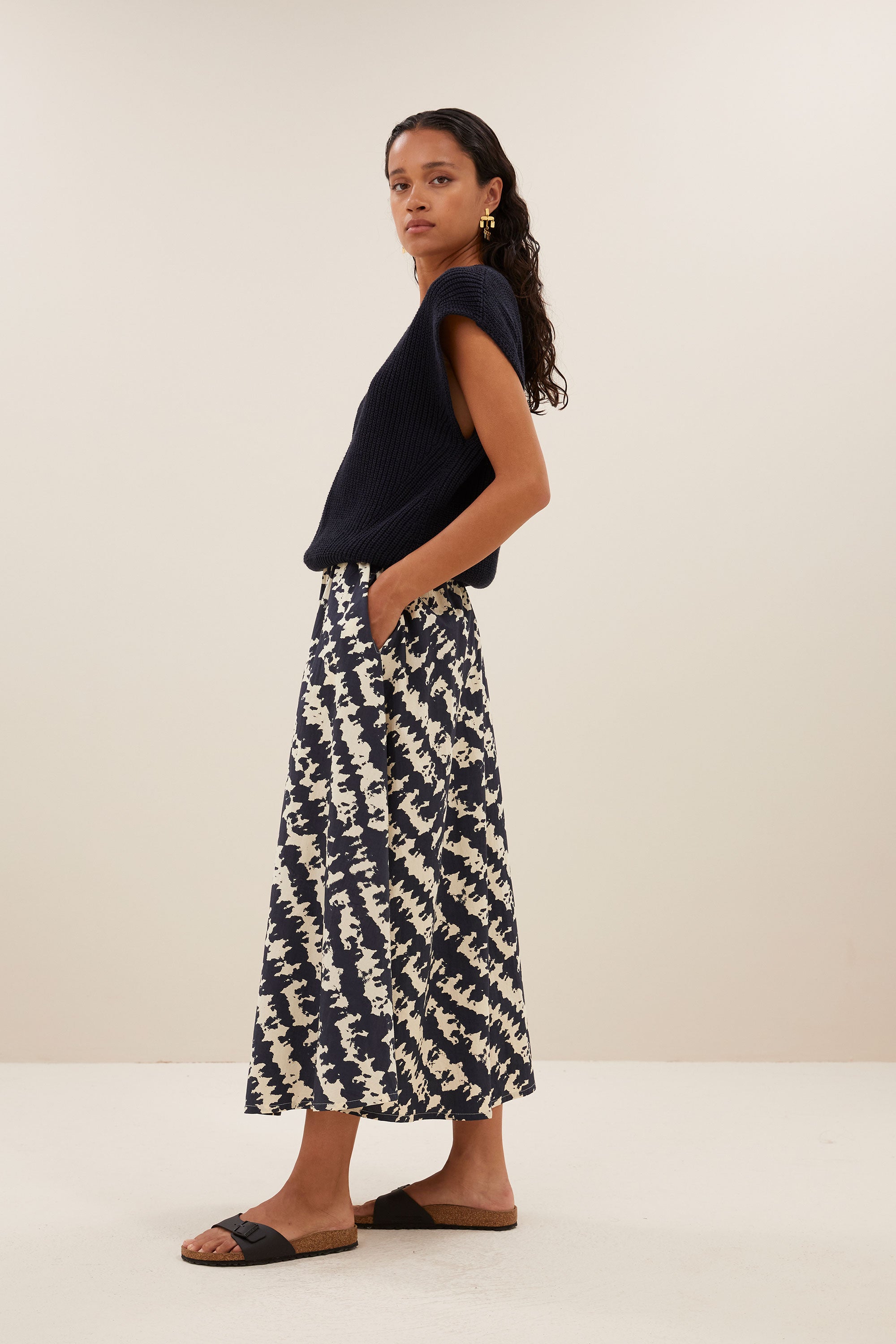 juta shade skirt | shade print