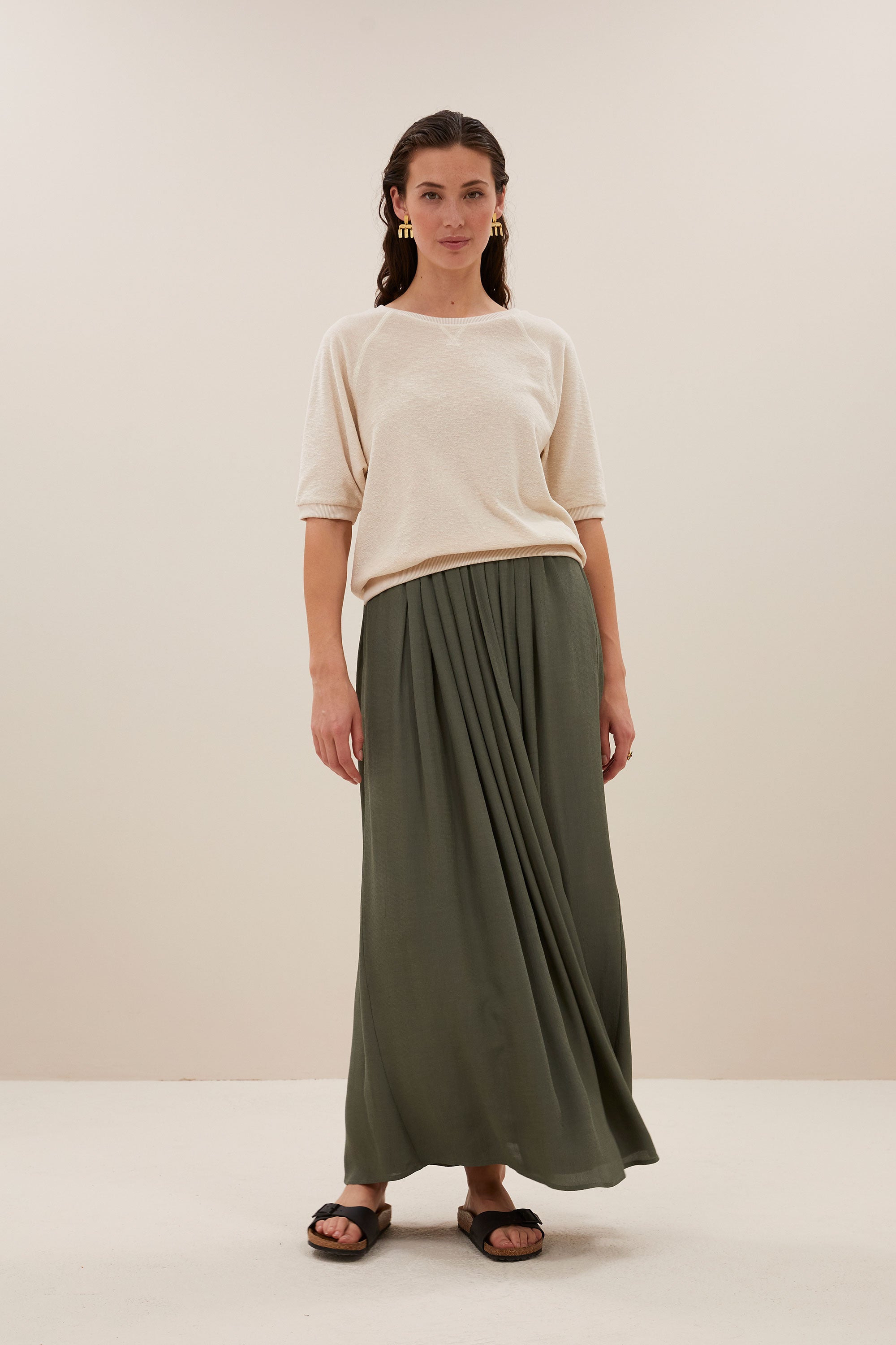 linde skirt | mulled basil