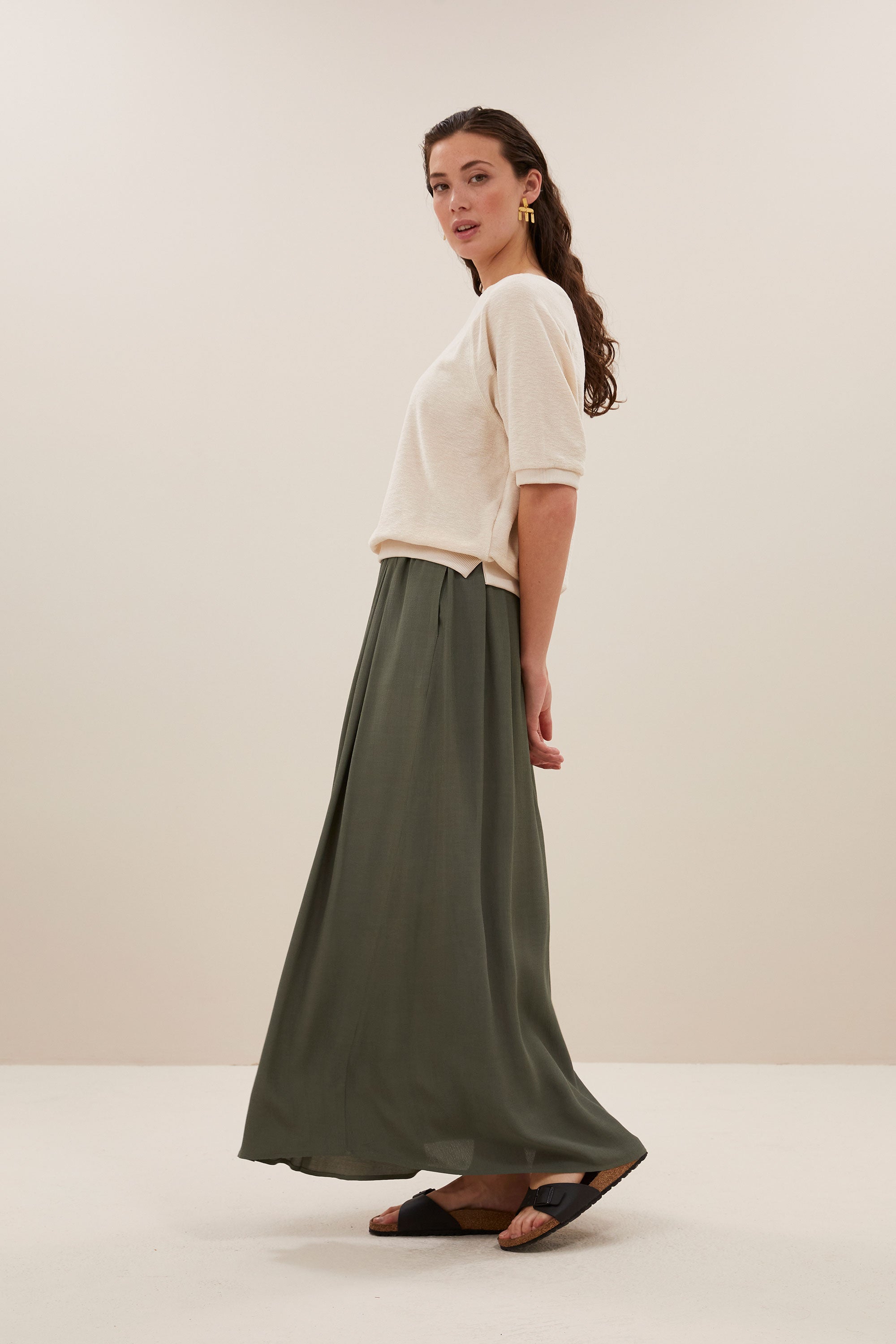 linde skirt | mulled basil