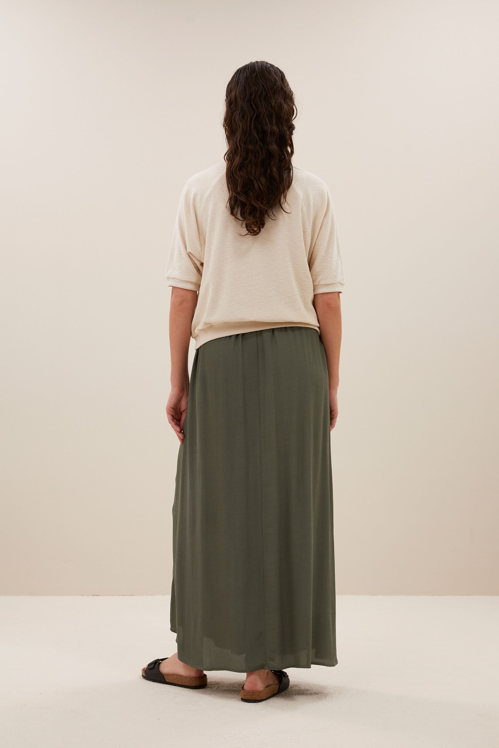 linde skirt | mulled basil