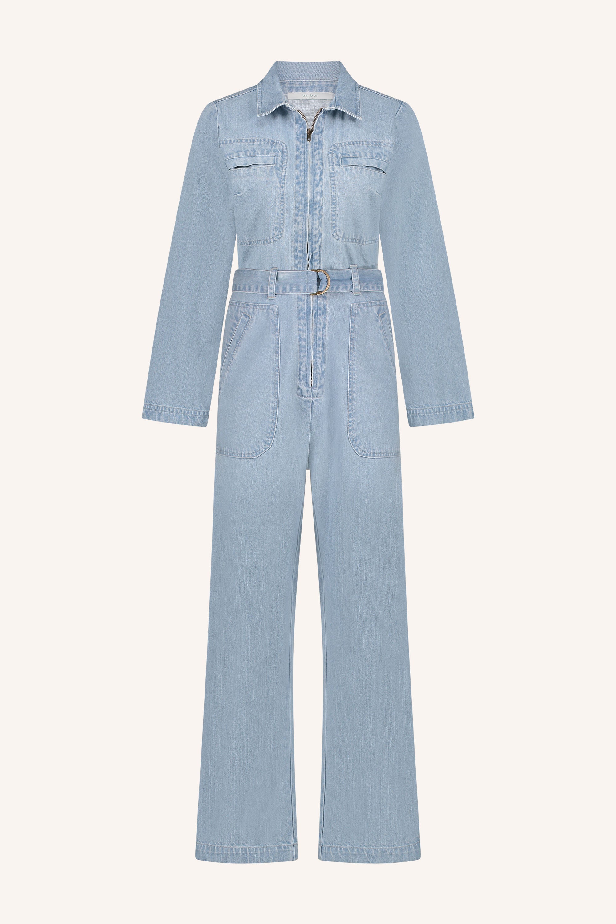 louise denim suit | light denim