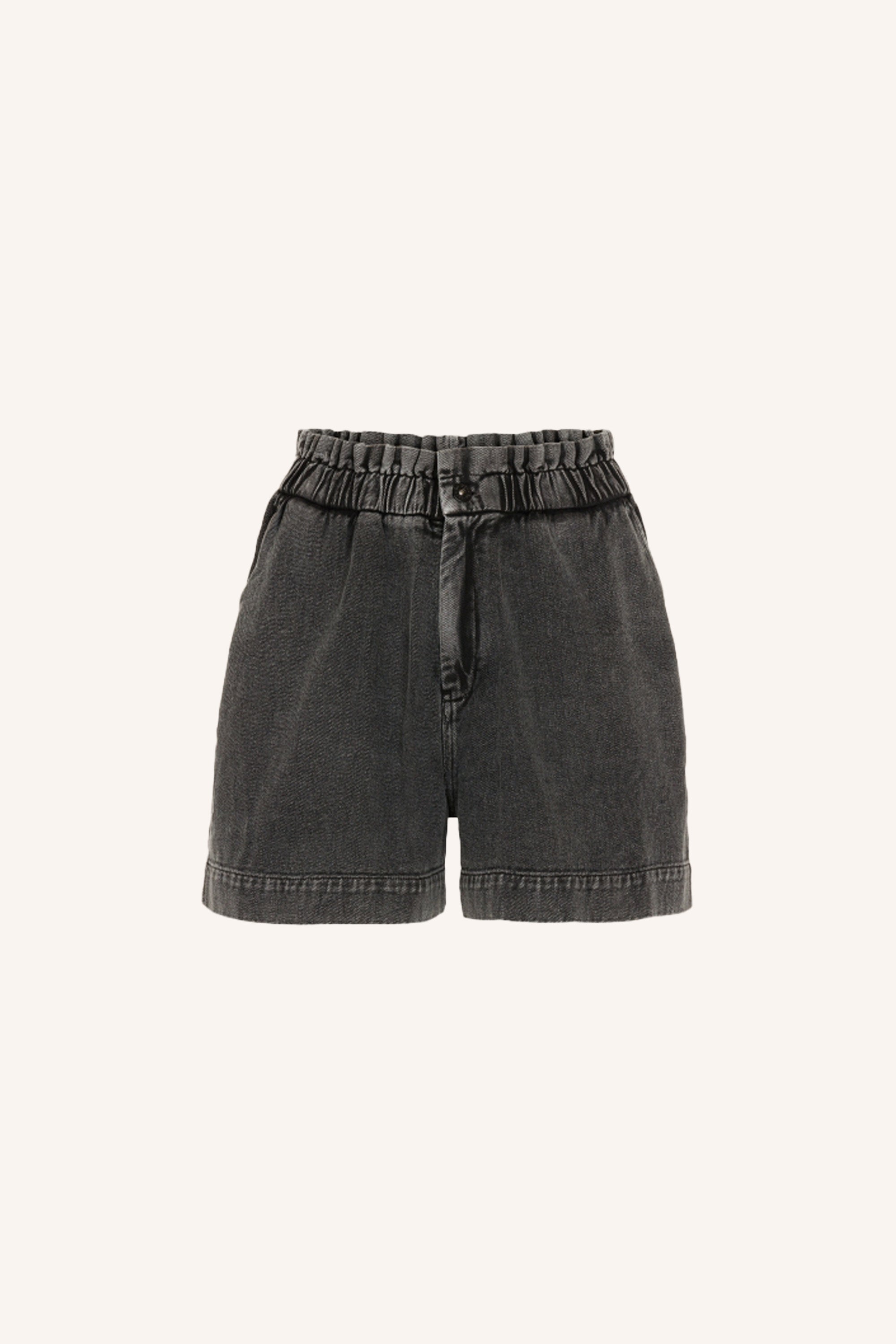 leon twill short | jet black