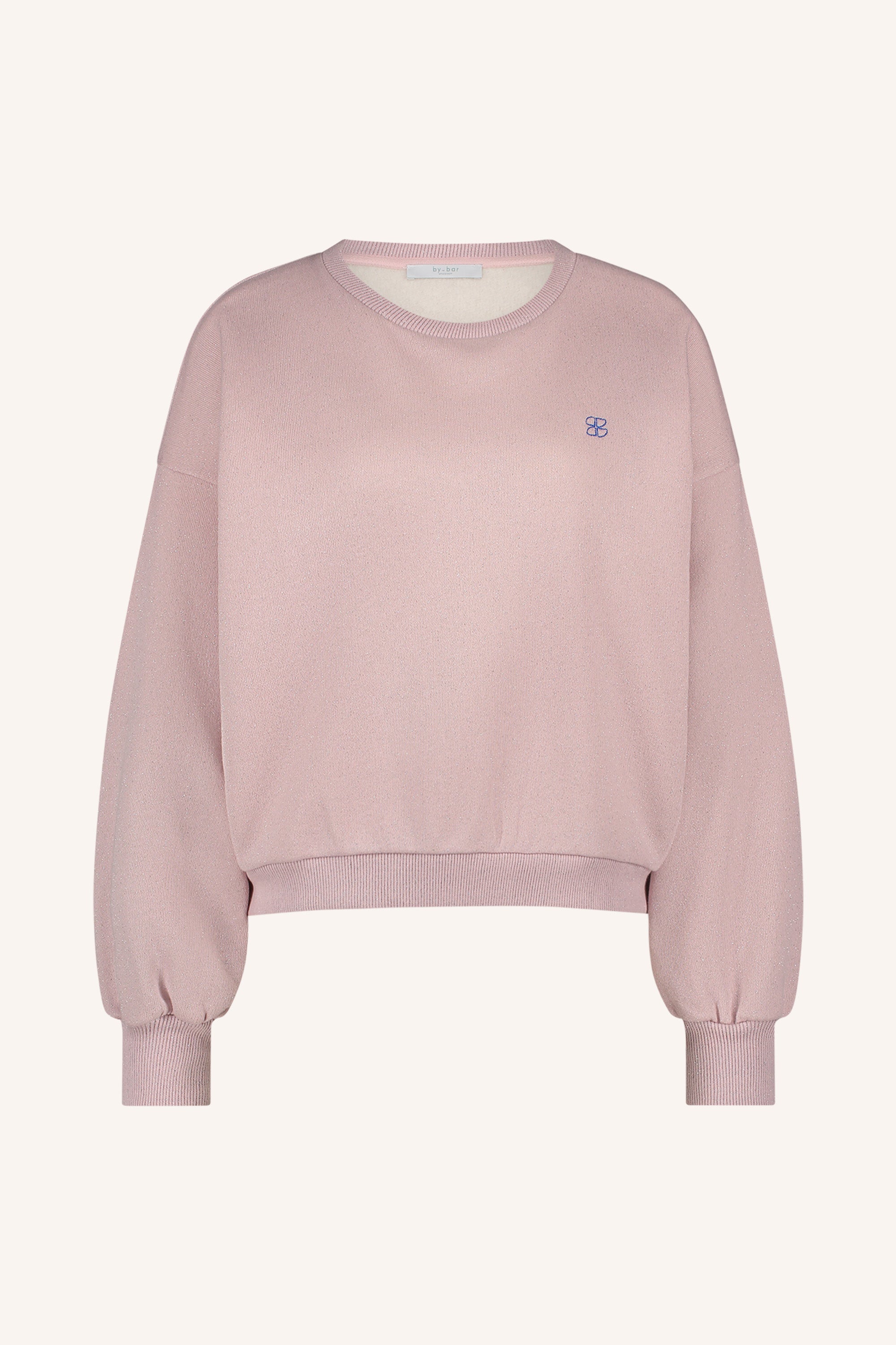 bibi sparkle sweater | light pink