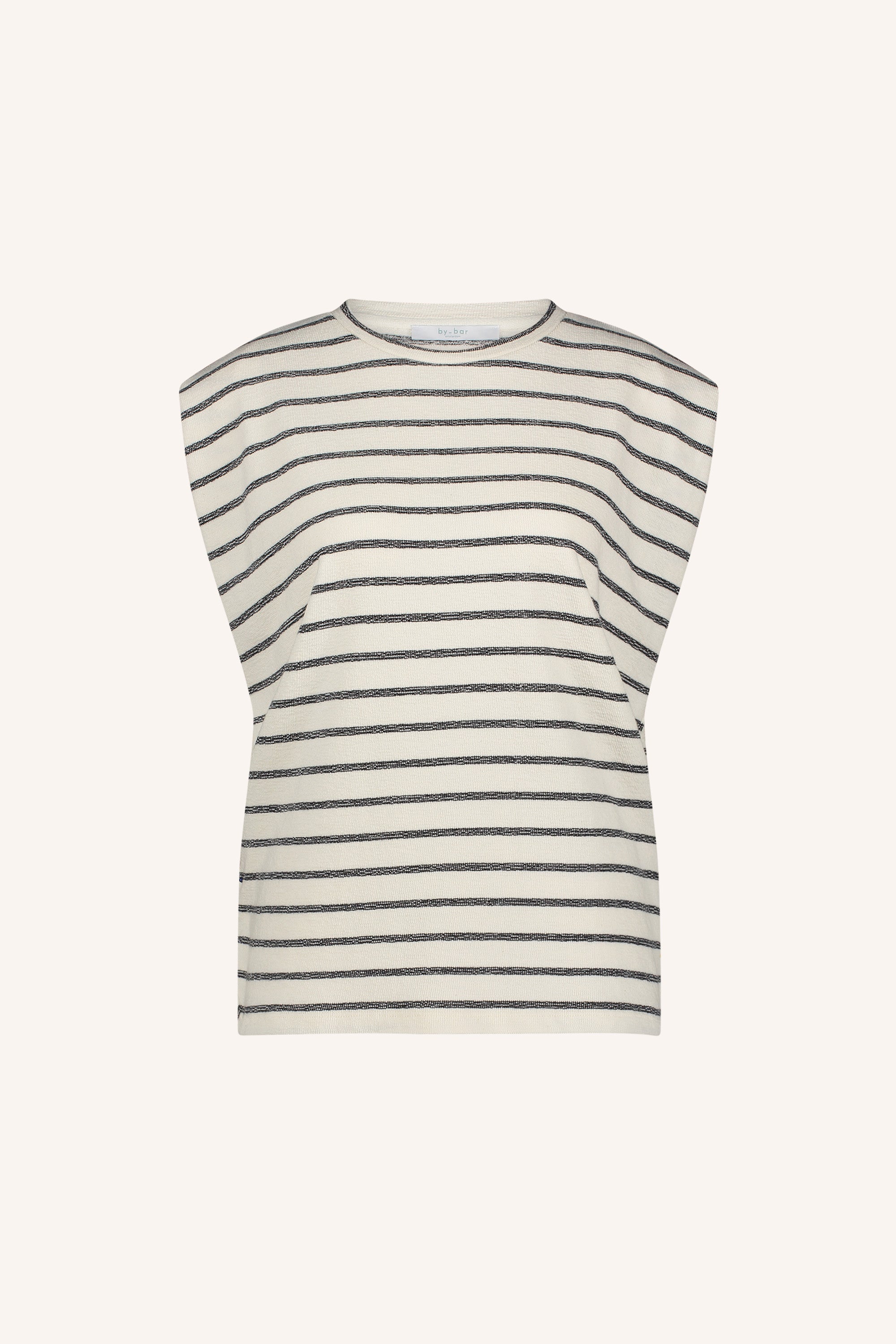 diede breton stripe top | black breton stripe