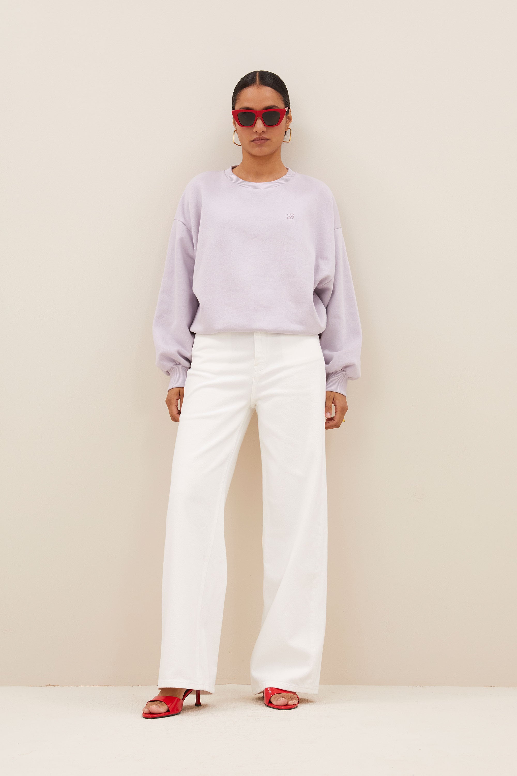 lina white pants | white