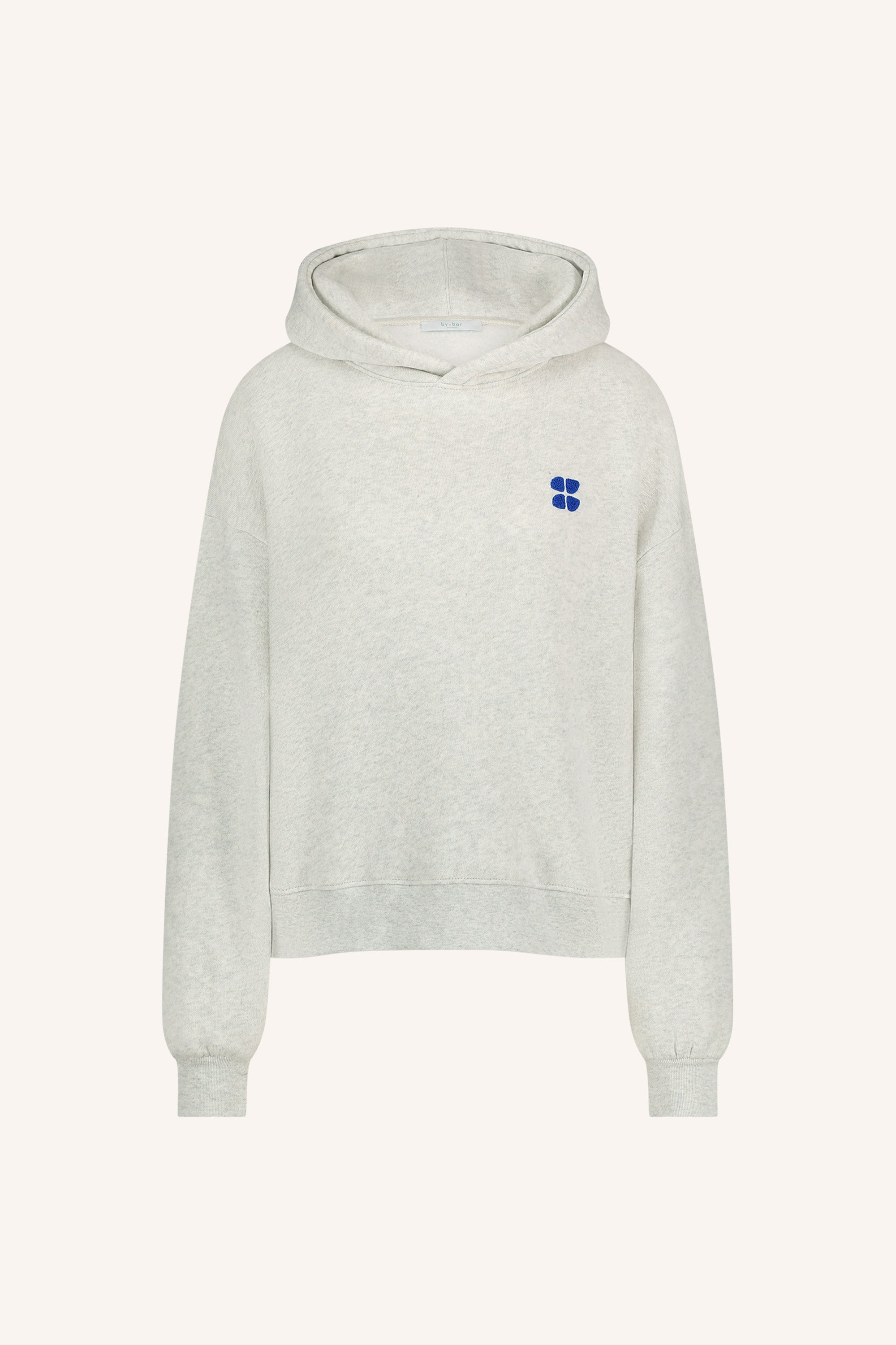 logo hoodie | light grey melee