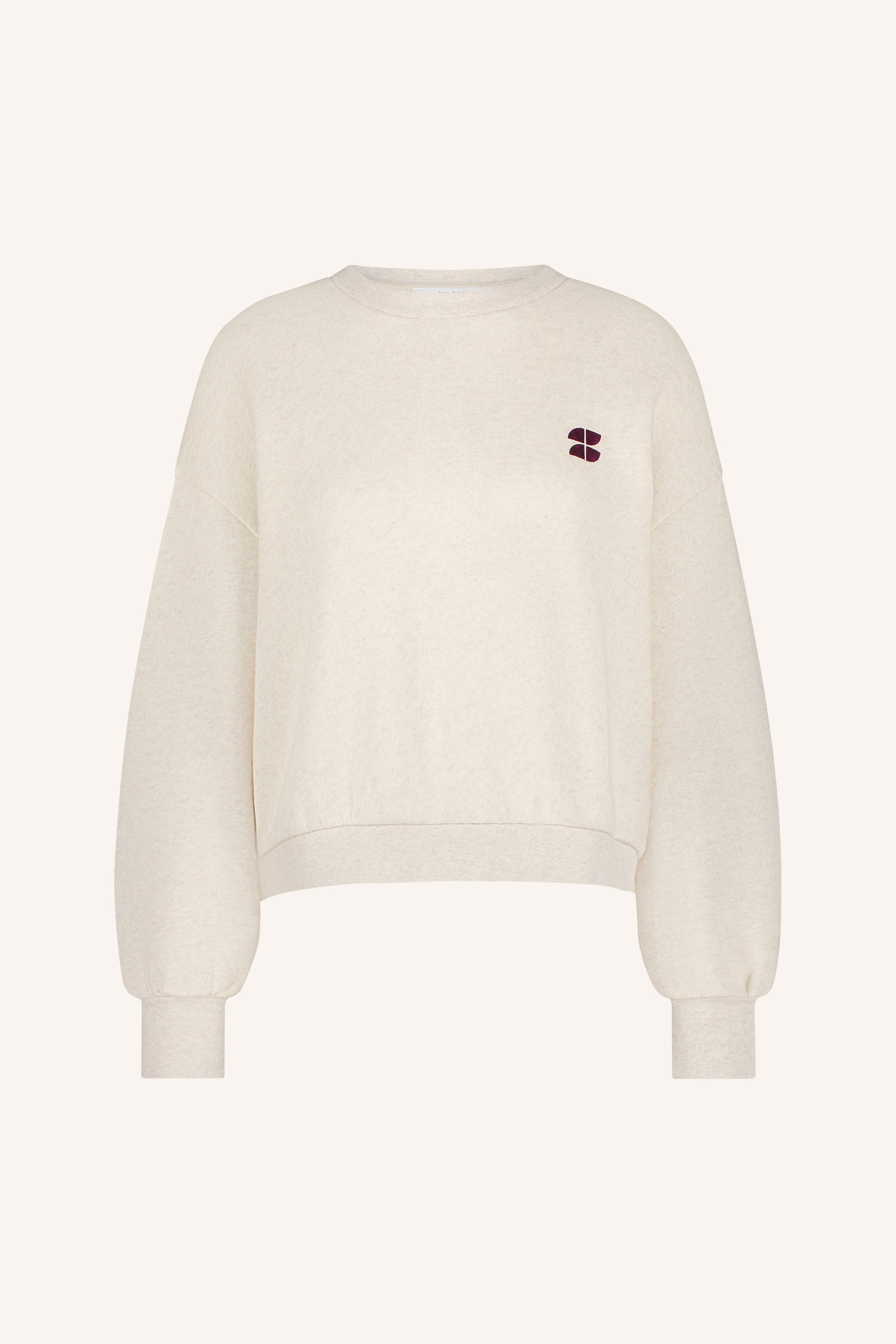 maeve logo sweater | oyster melee