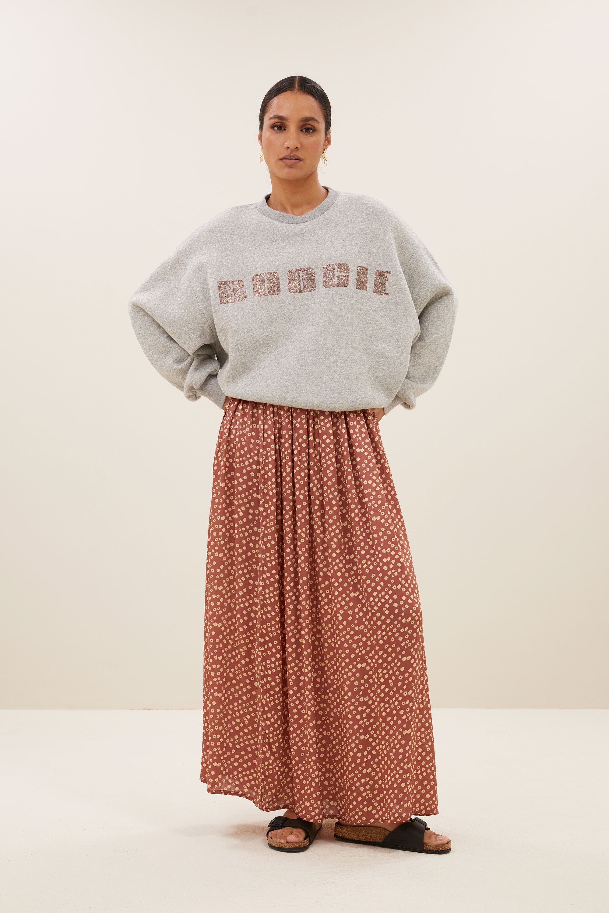 bibi boogie sweater | grey melee