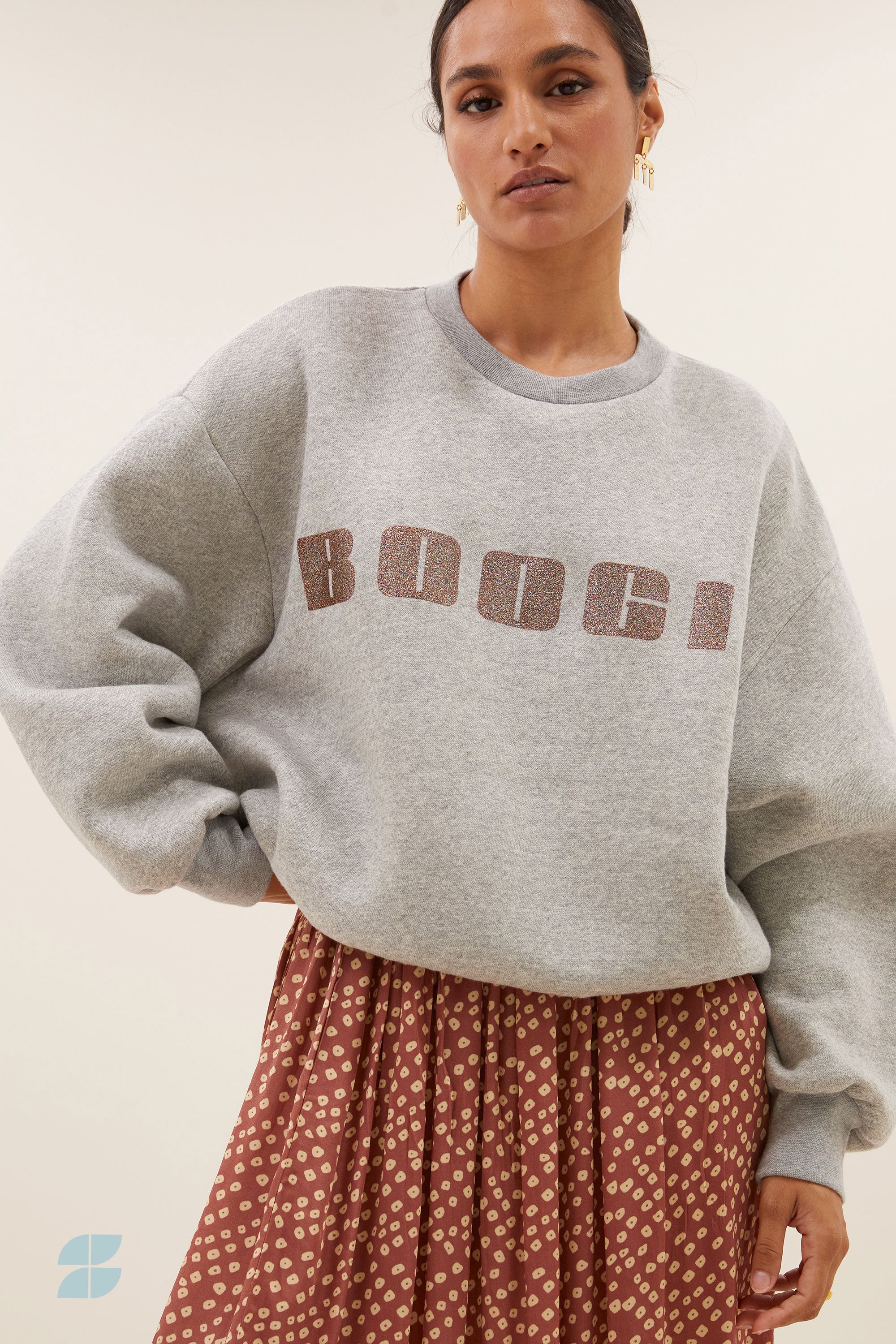 bibi boogie sweater | grey melee