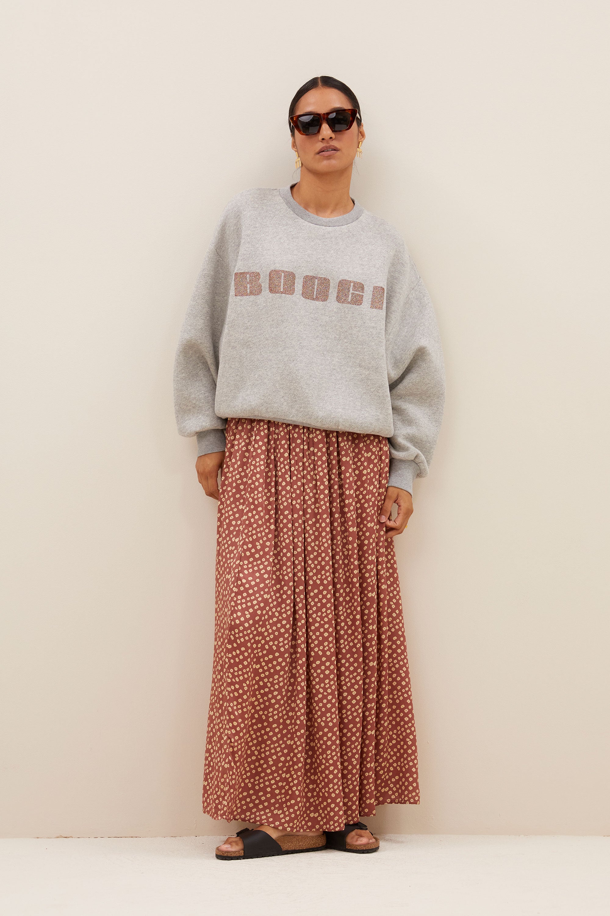 bibi boogie sweater | grey melee