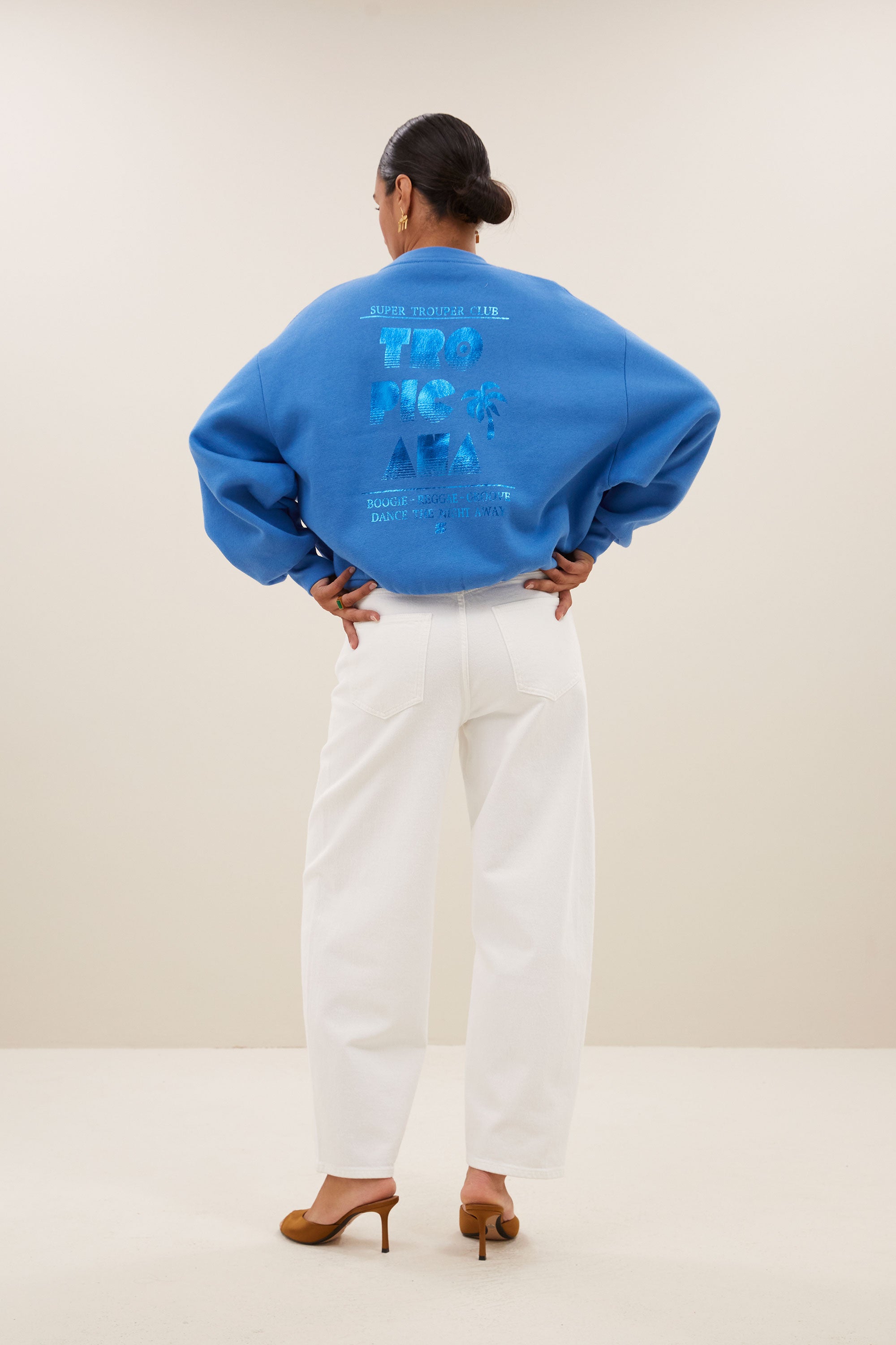 bibi dancing sweater | queens blue