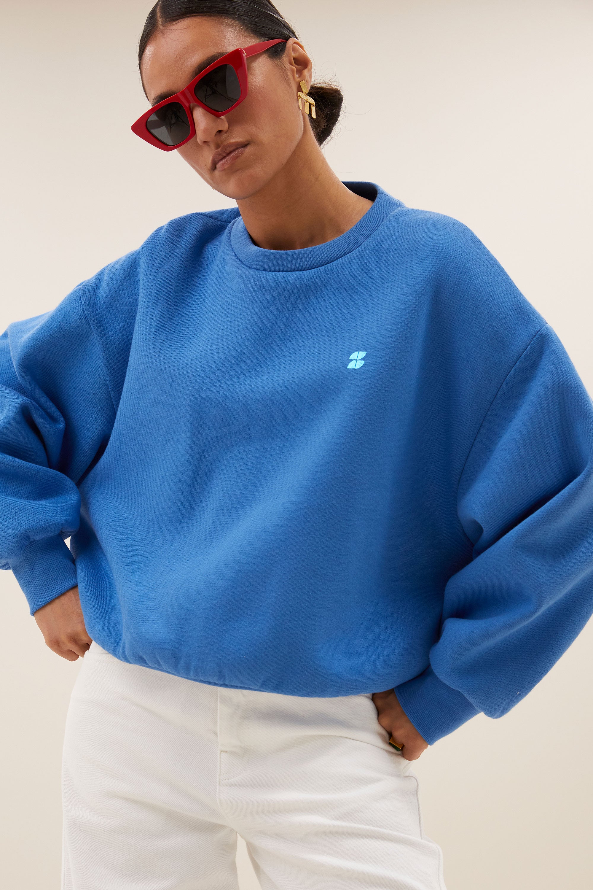 bibi dancing sweater | queens blue