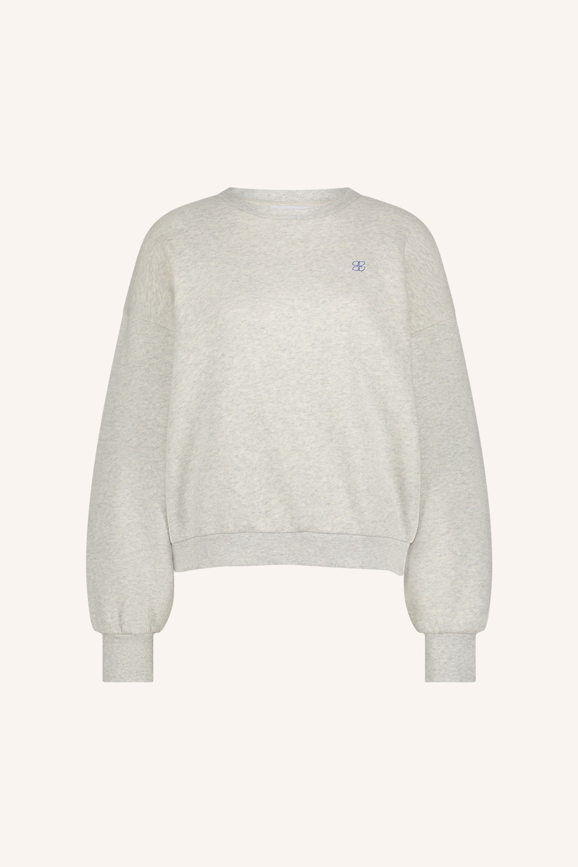 bibi love sweater | light grey melee