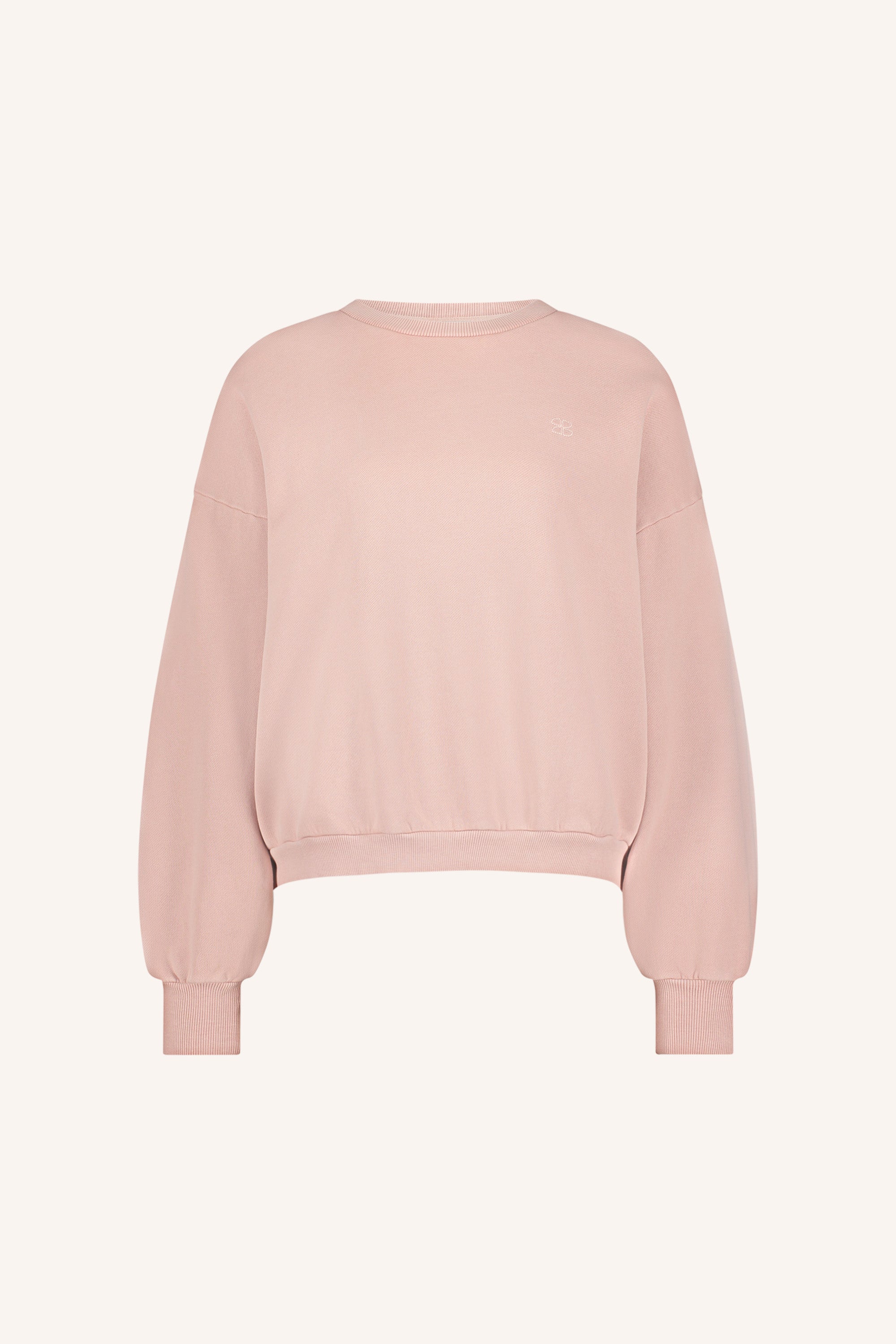 bibi natural sweater | peach dust