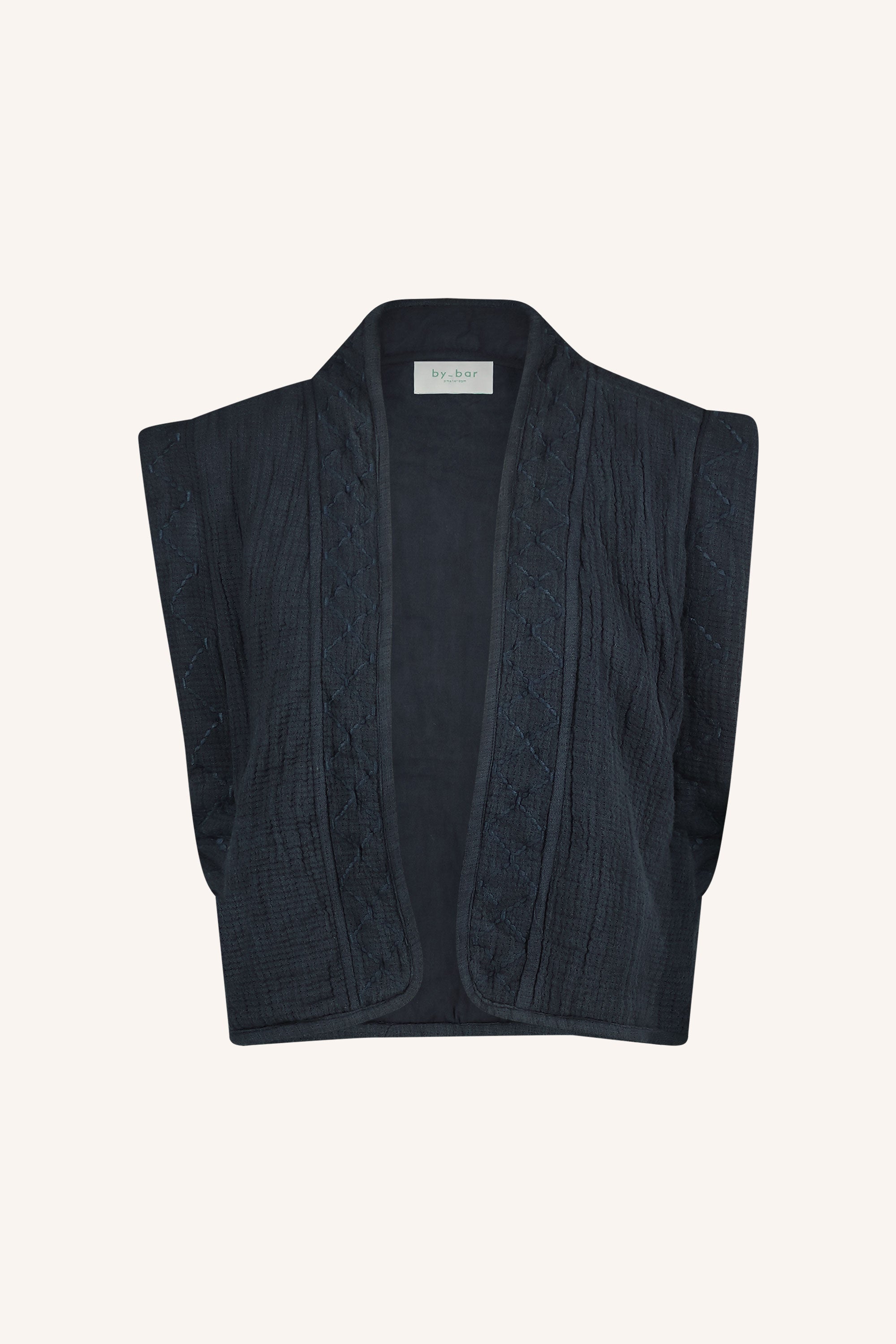 isla embroidery jacket | midnight