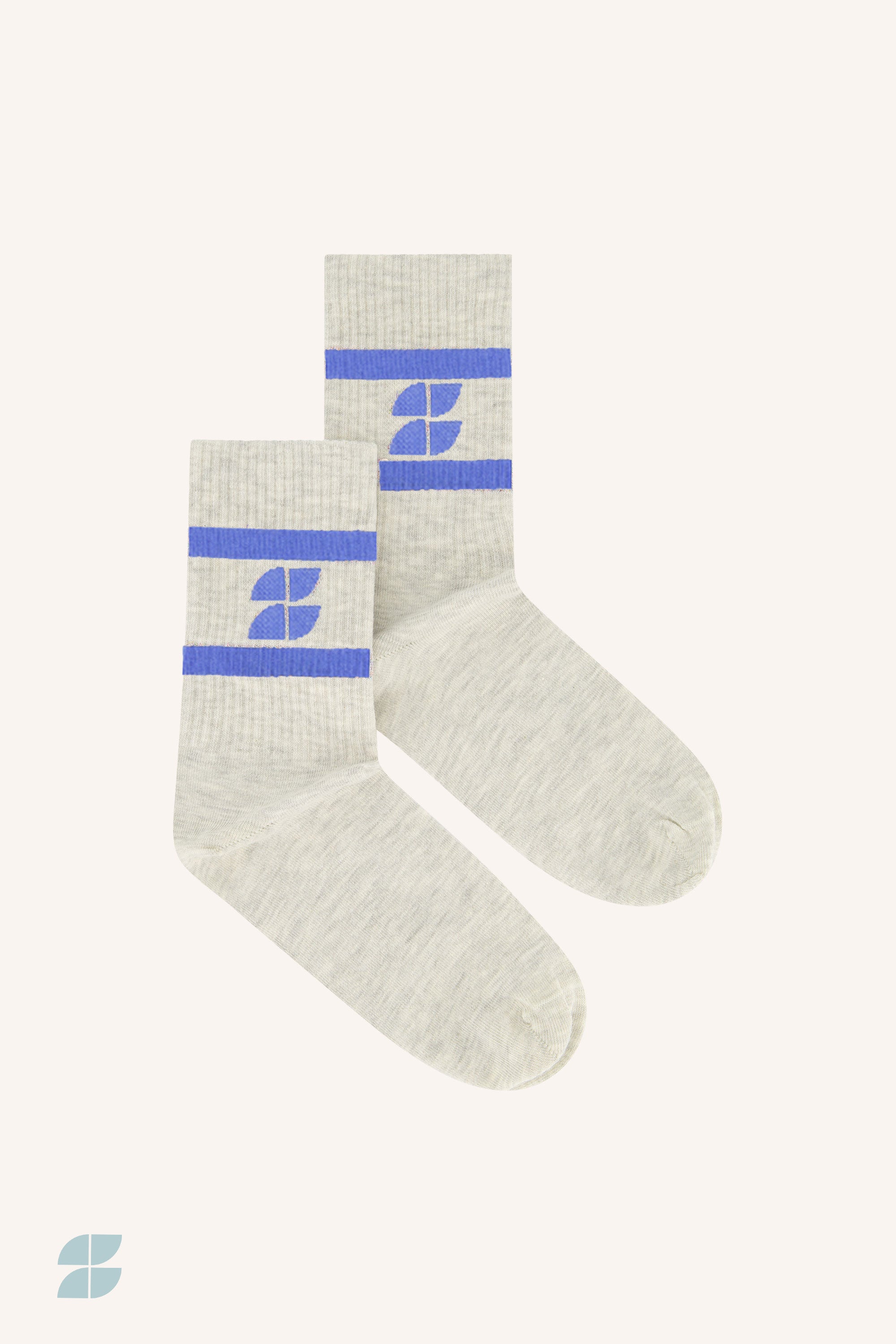 logo socks | queens blue lifestyle image